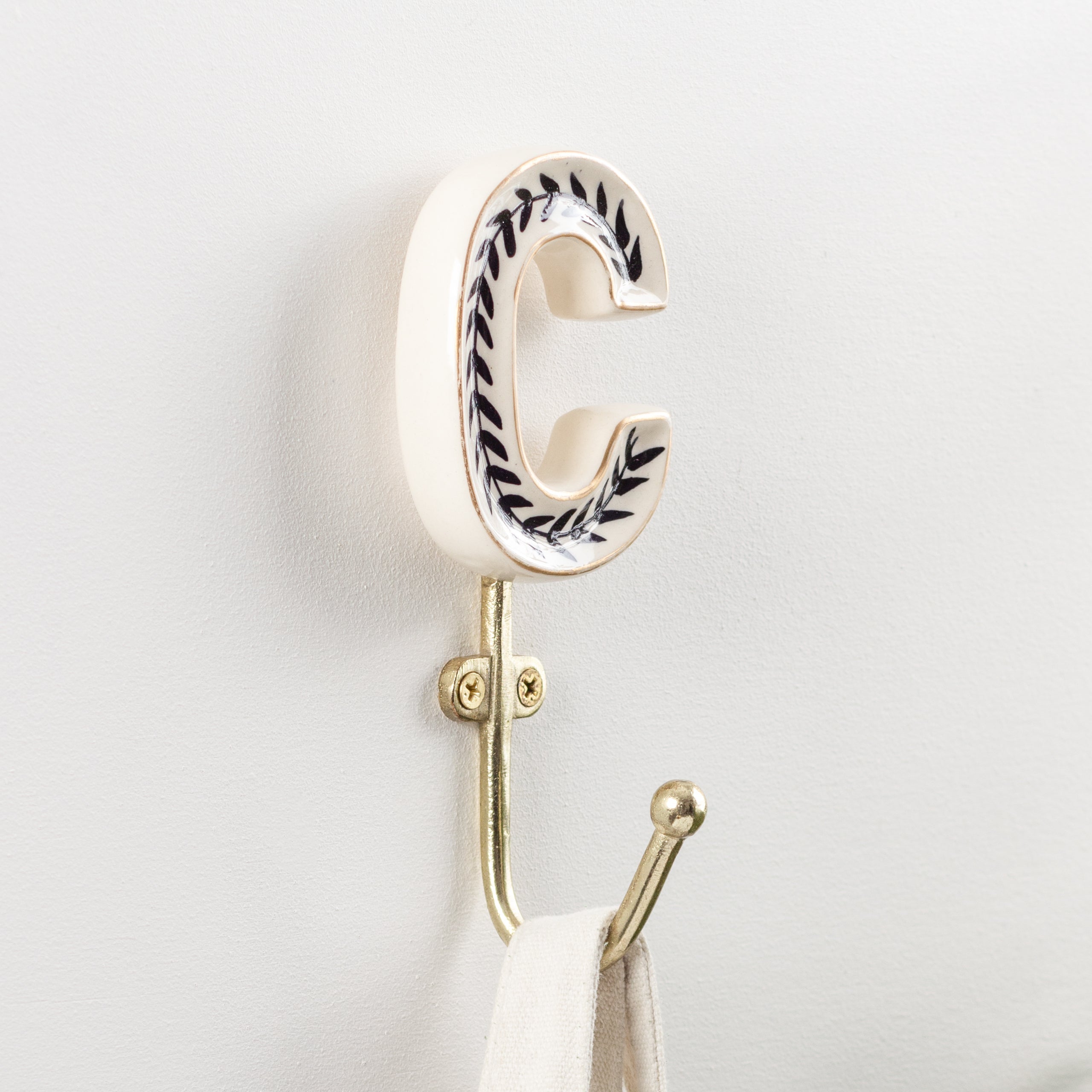 Alphabet C Set of 1 Wall Hooks