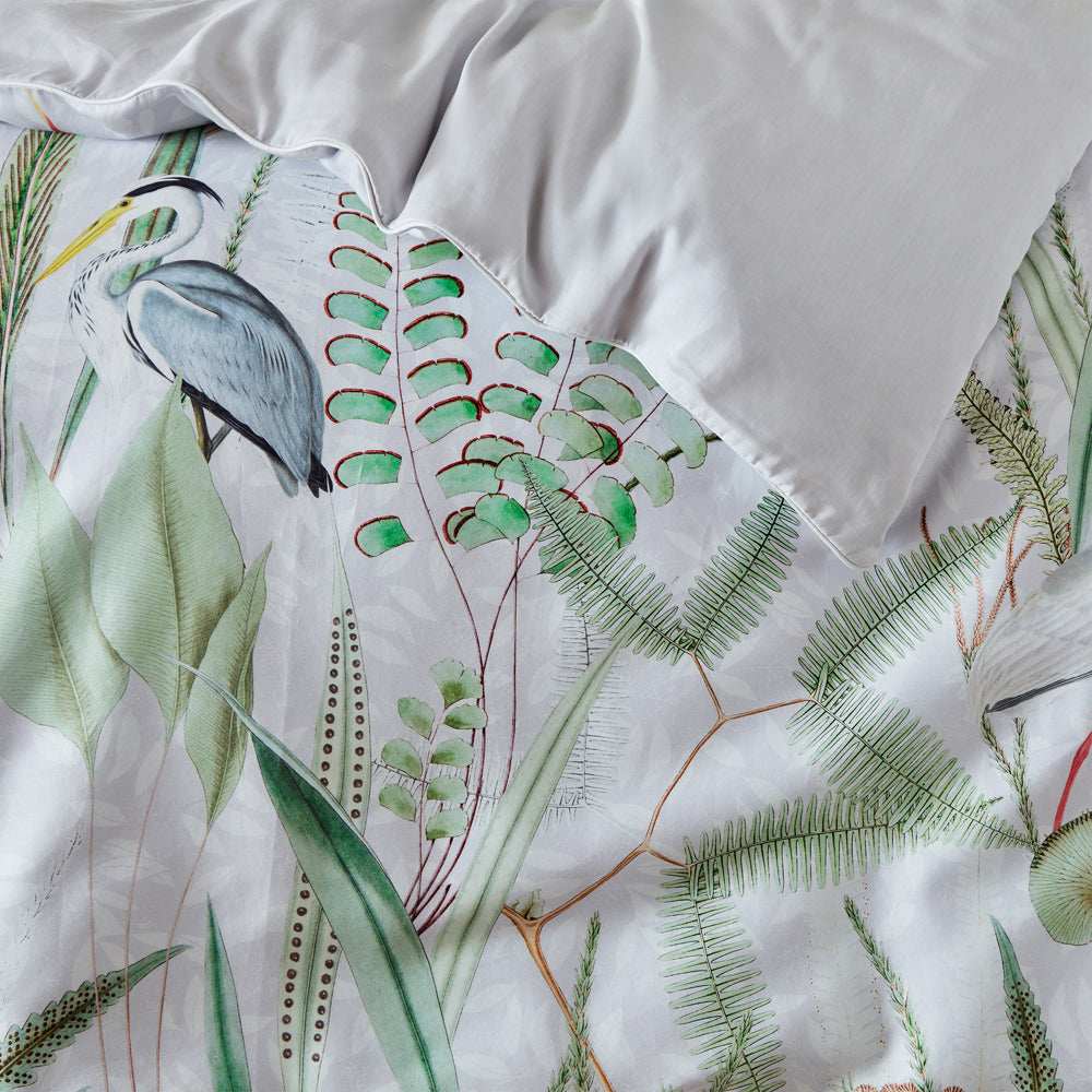 Aaliyah Botanical 100% Cotton Duvet Cover Set