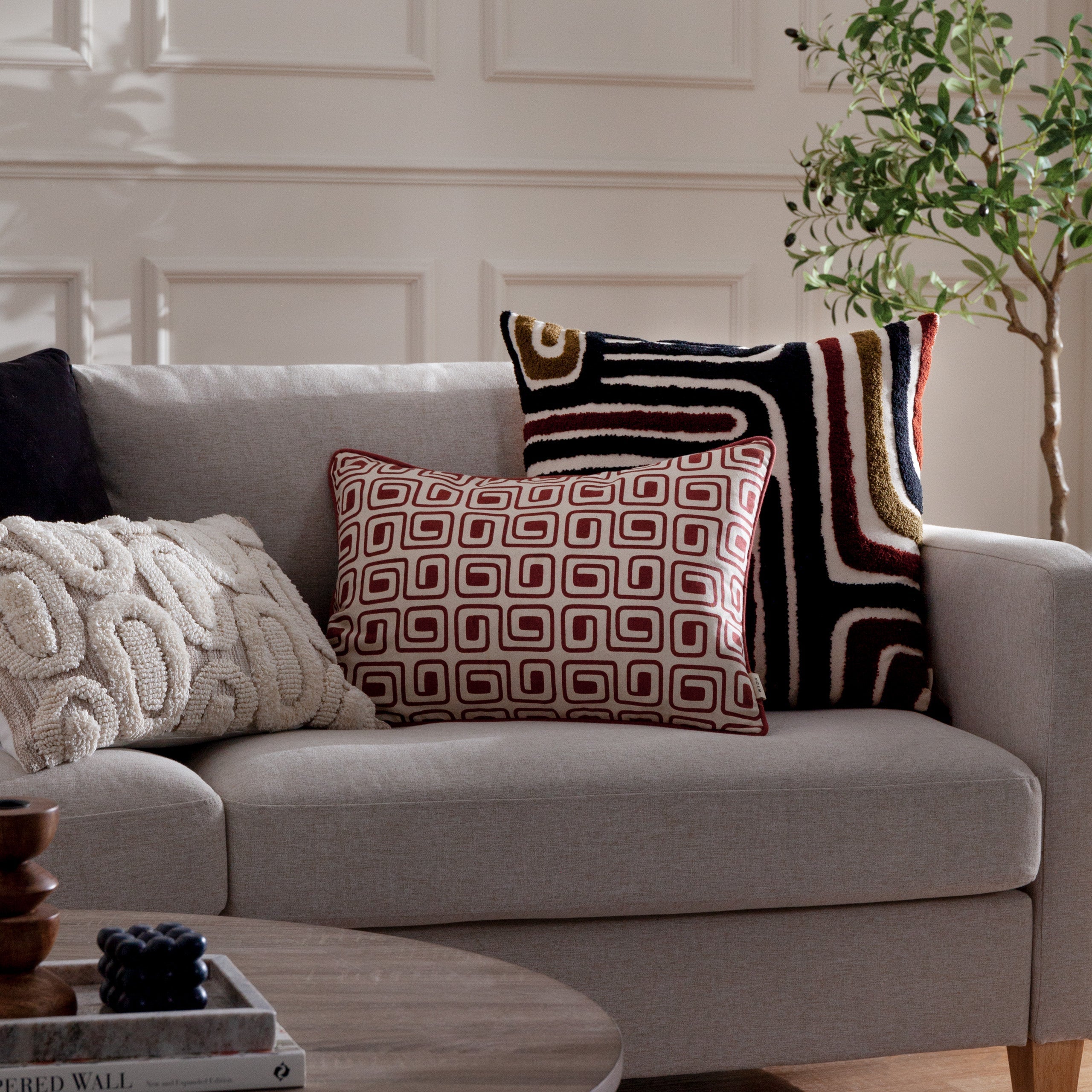 Abbe Tufted Cotton Cushion