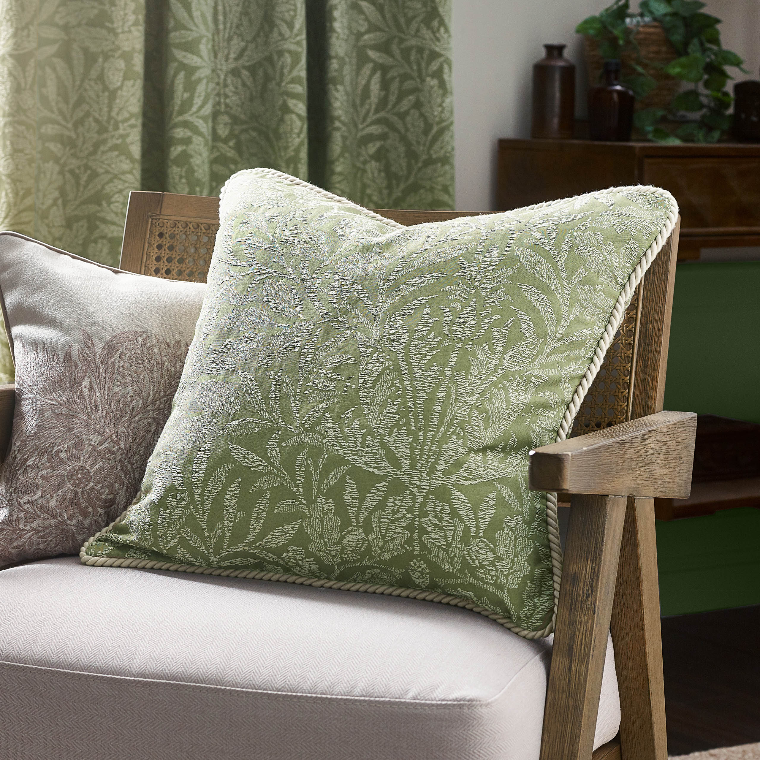 Acorn Tonal Jacquard Cushion
