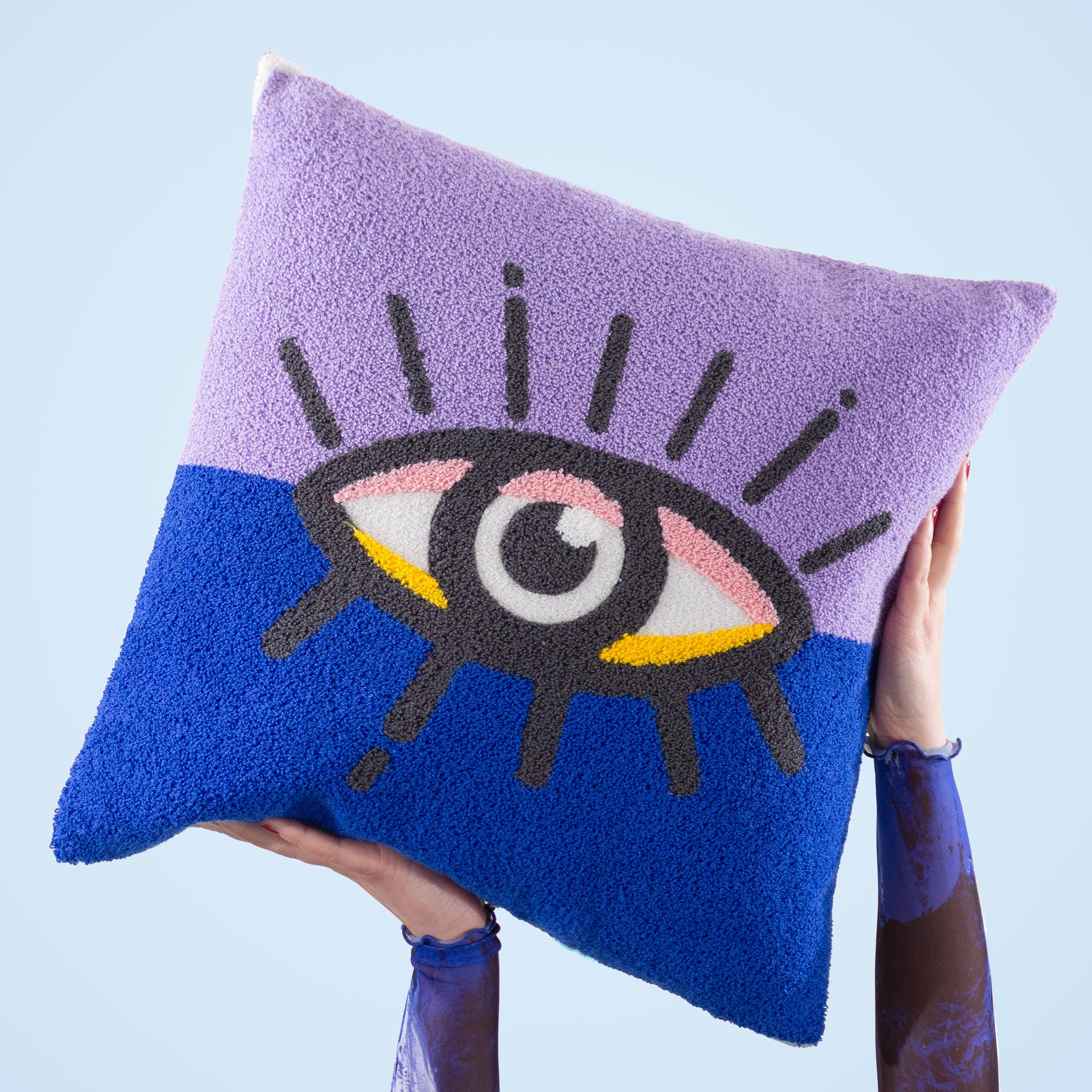 All Eyes On You Boucle Cushion