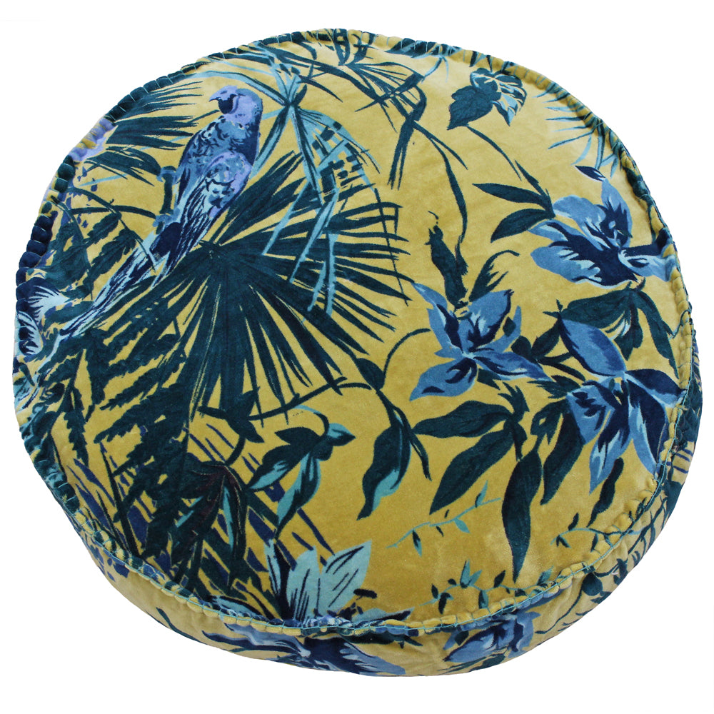 Amazon Jungle Round Botanical Cushion