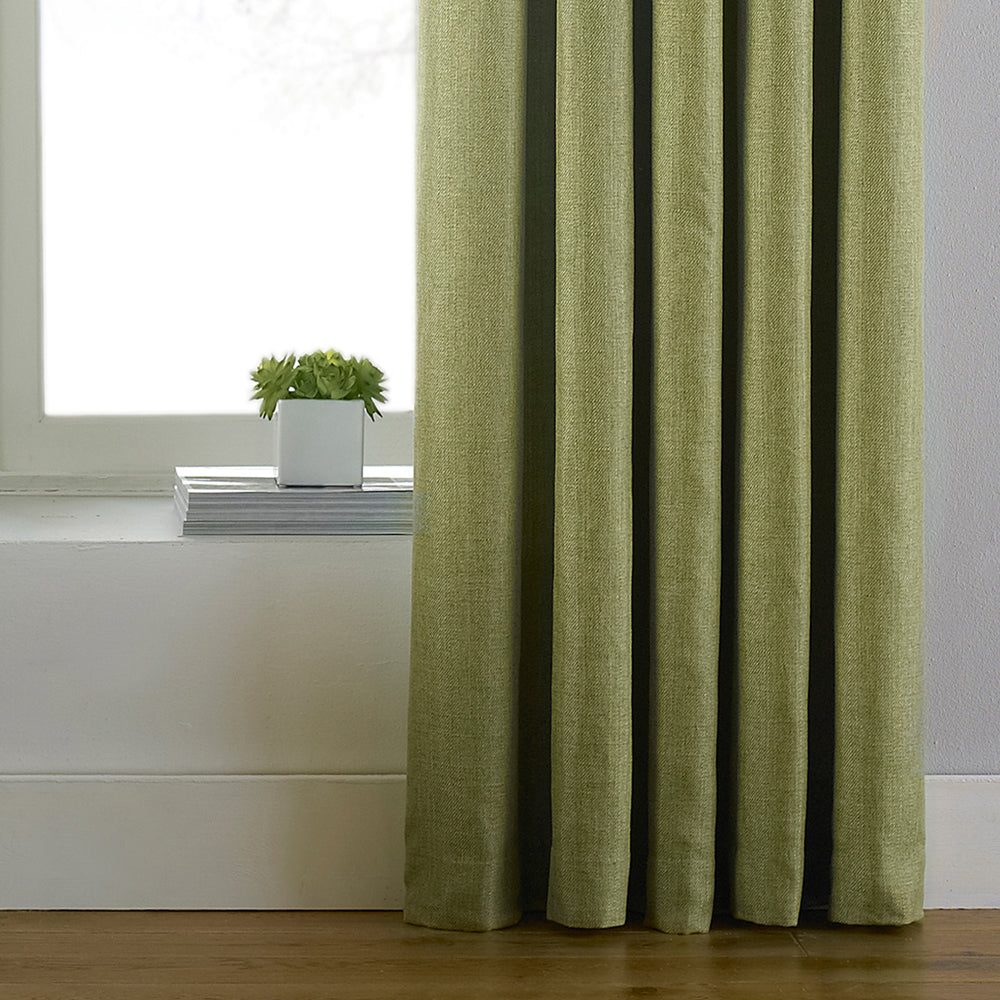 Atlantic Twill Woven Eyelet Curtains
