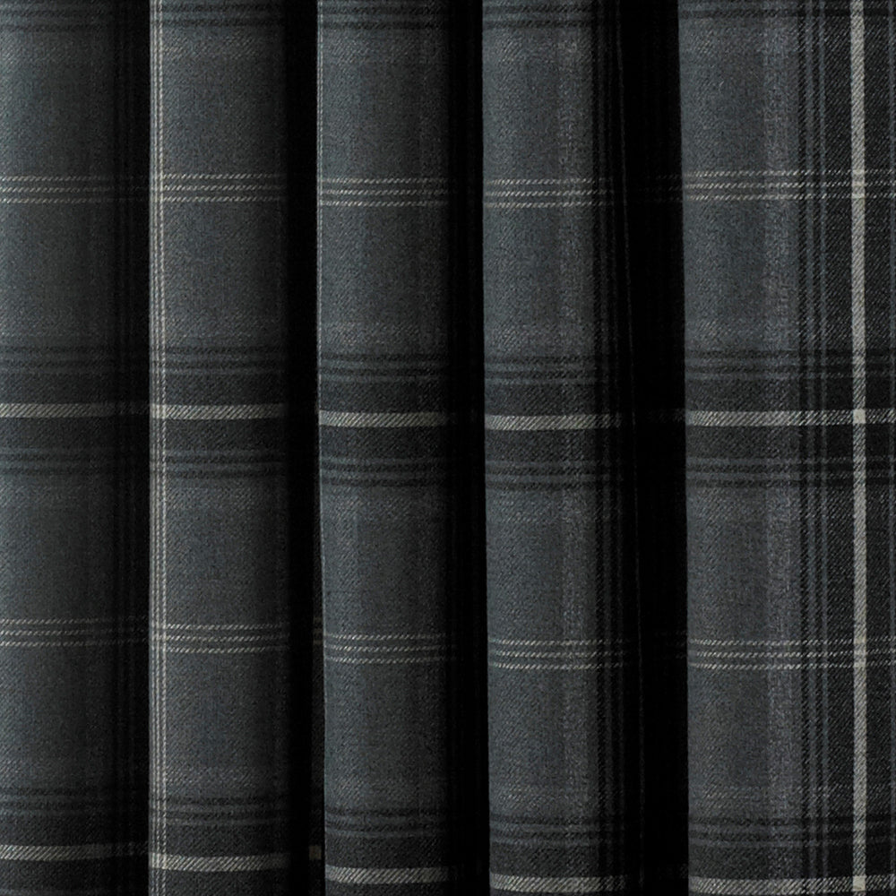 Aviemore Tartan Faux Wool Eyelet Curtains