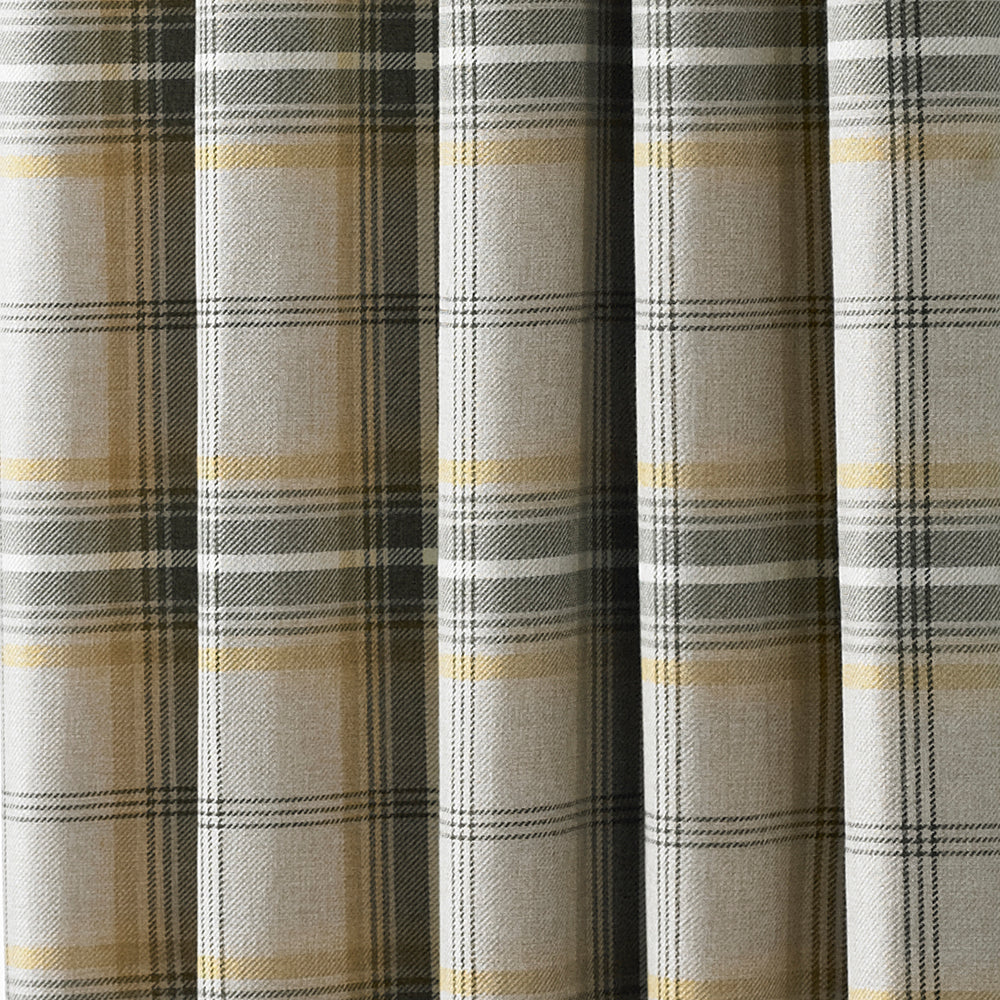 Aviemore Tartan Faux Wool Eyelet Curtains