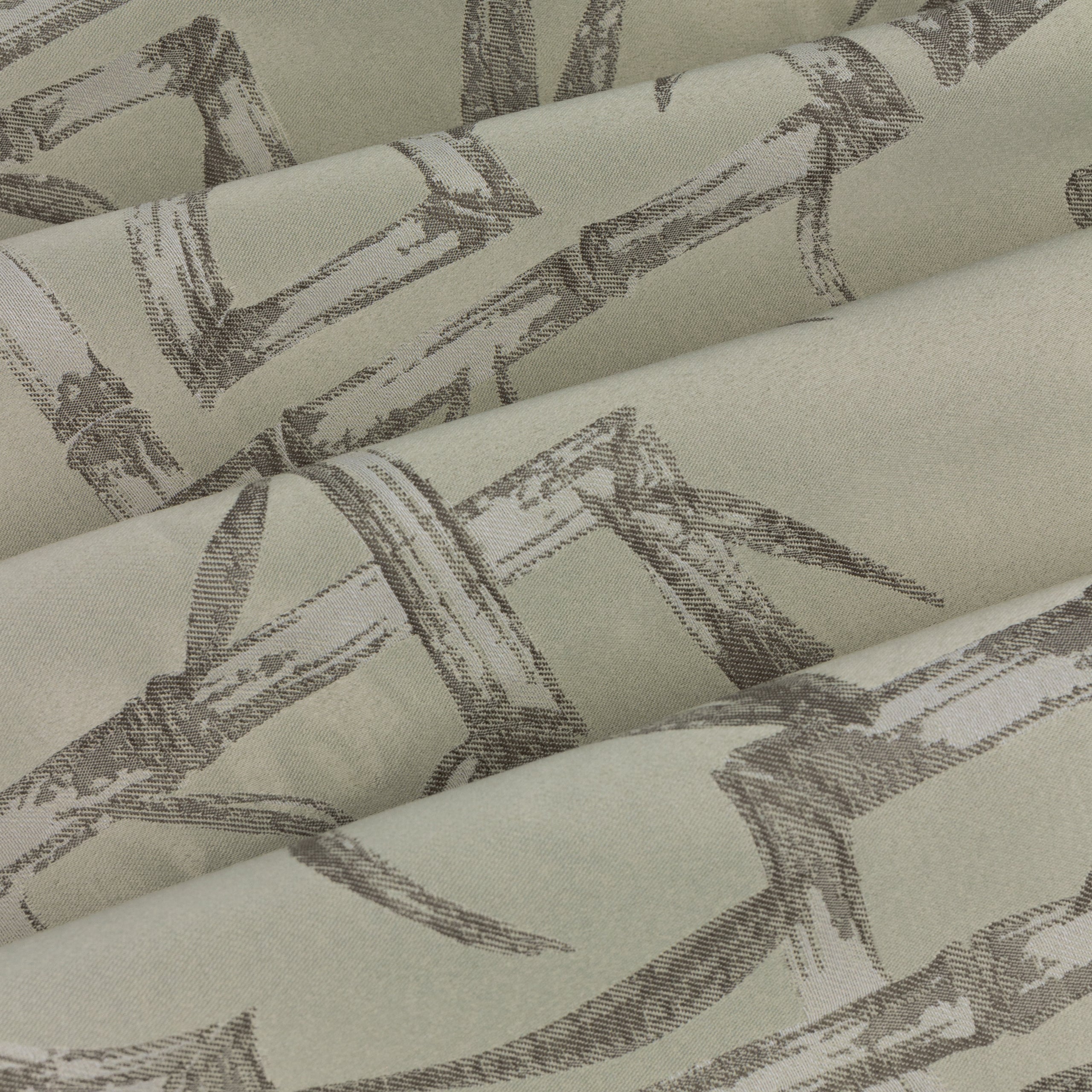 Bamboo Jacquard Room Darkening Eyelet Curtains