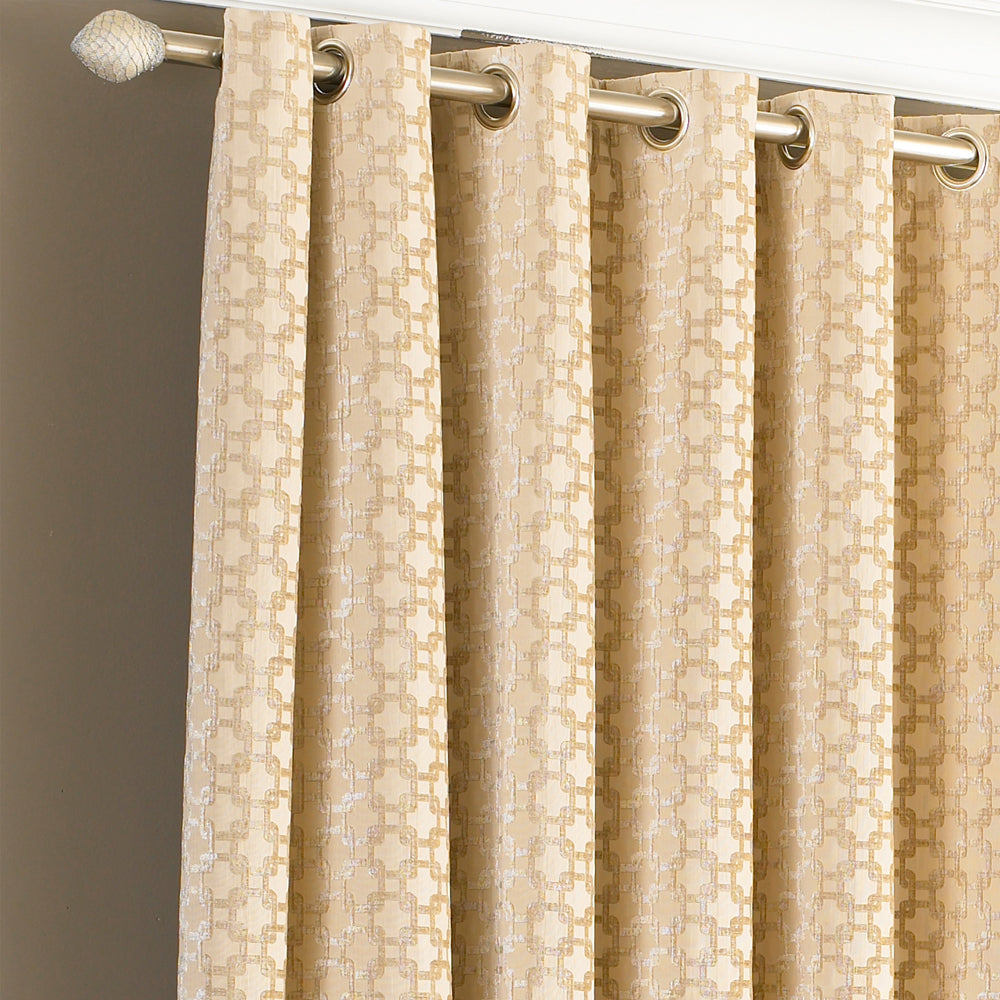 Belmont Chenille Jacquard Eyelet Curtains