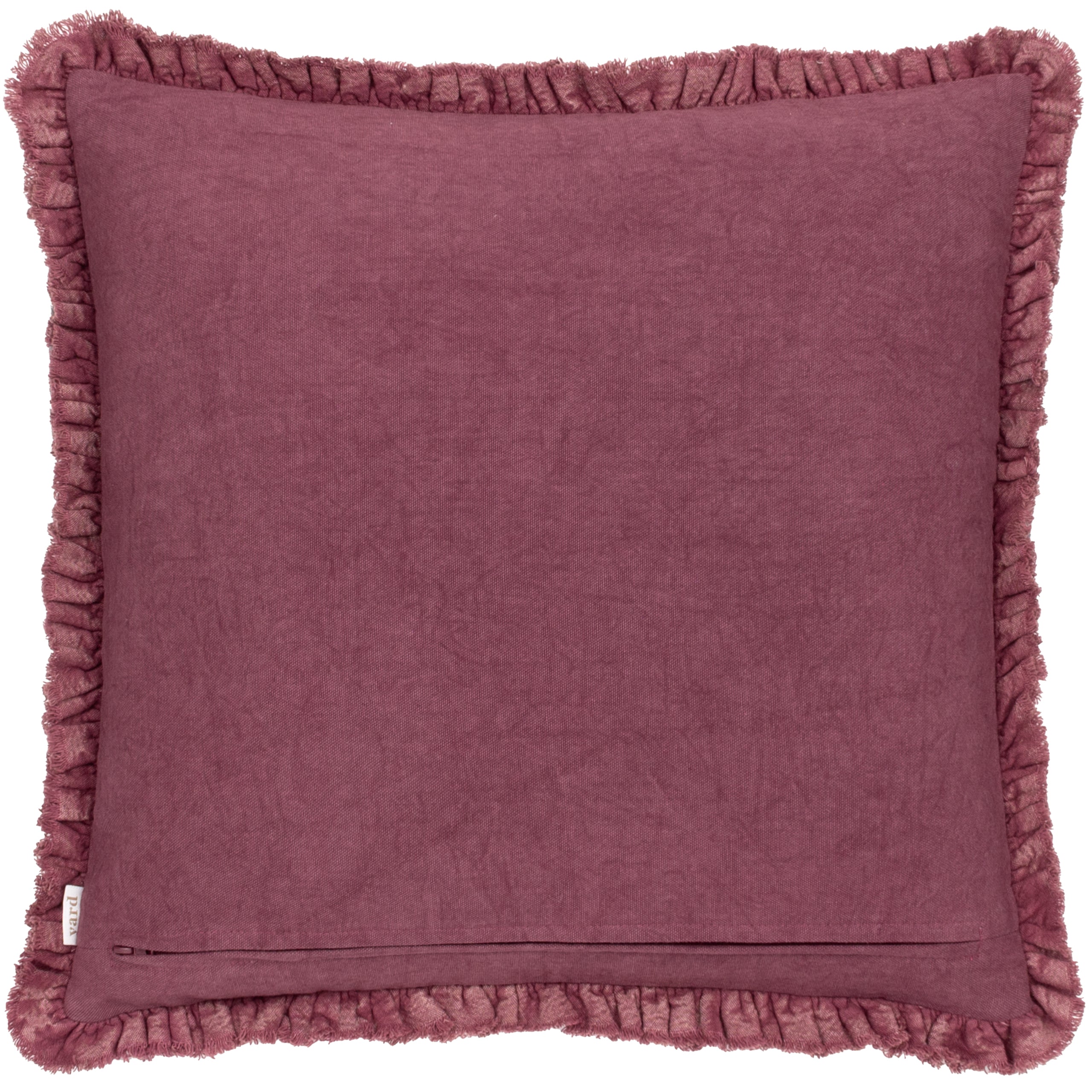 Bertie Washed Cotton Velvet Cushion
