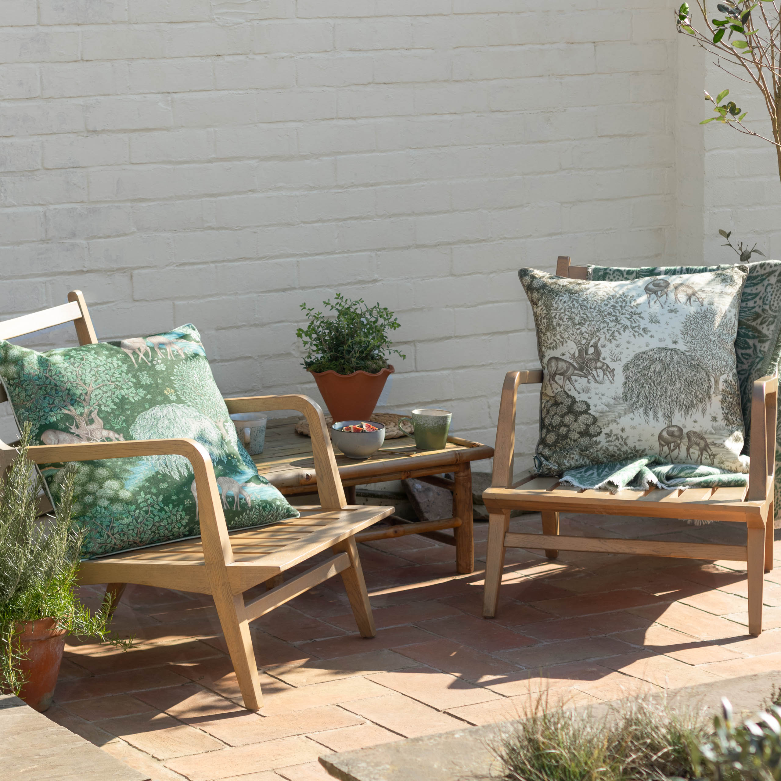 The Brook Printed Outdoor Cushion