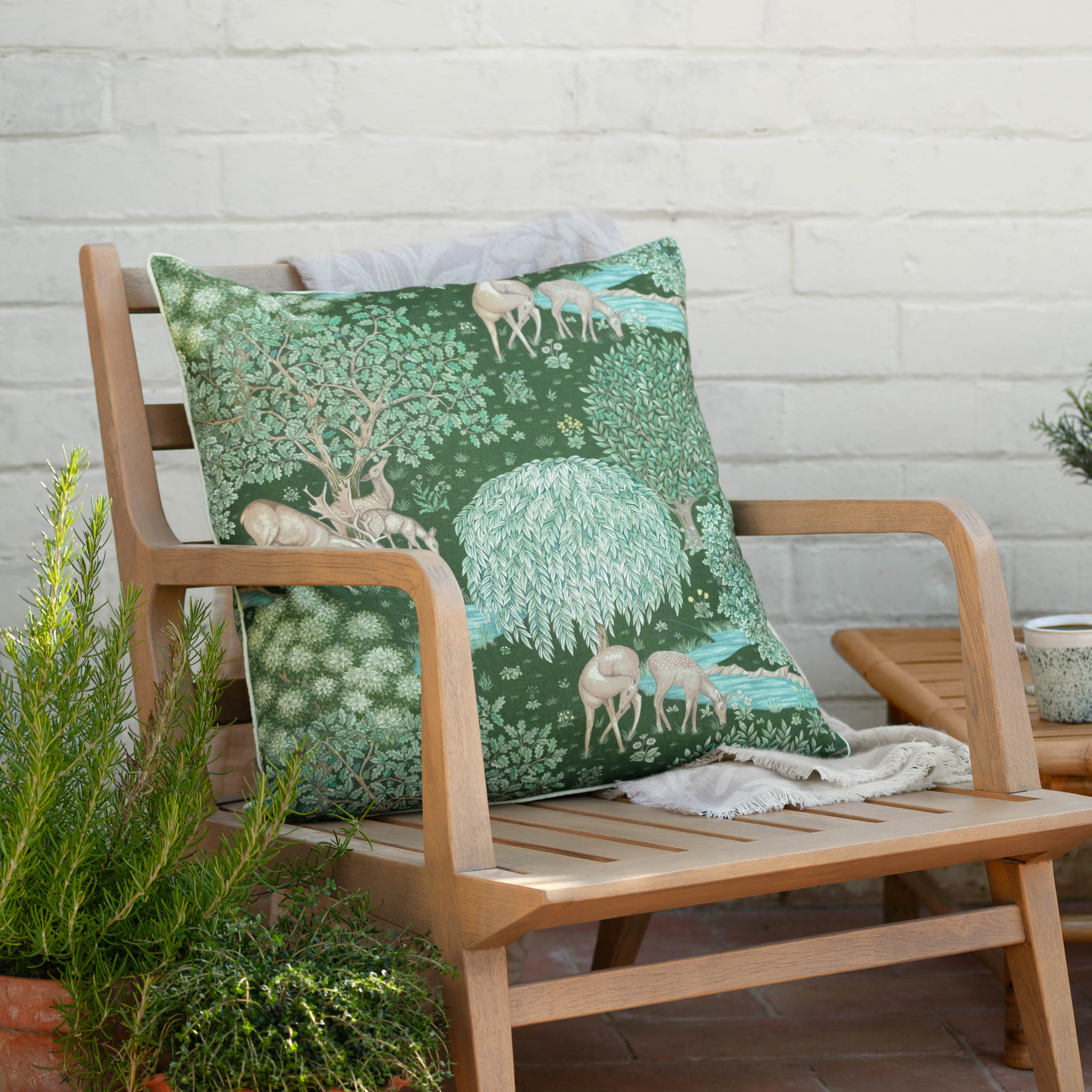 The Brook Printed Outdoor Cushion