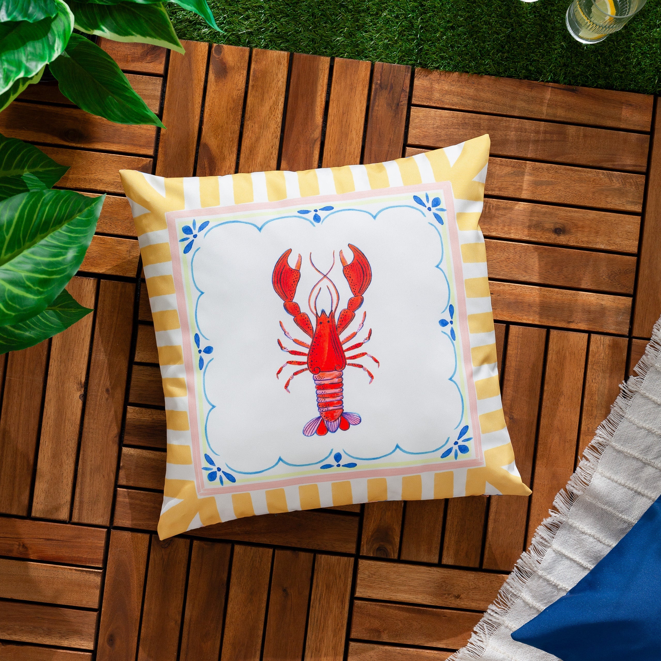 Brunch Stripes Printed Outdoor Cushion