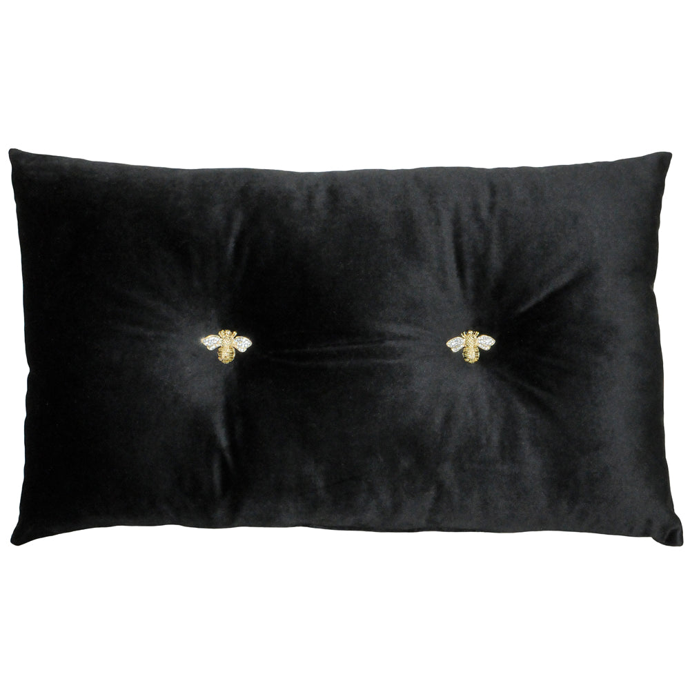 Bumble Bee Velvet Cushion