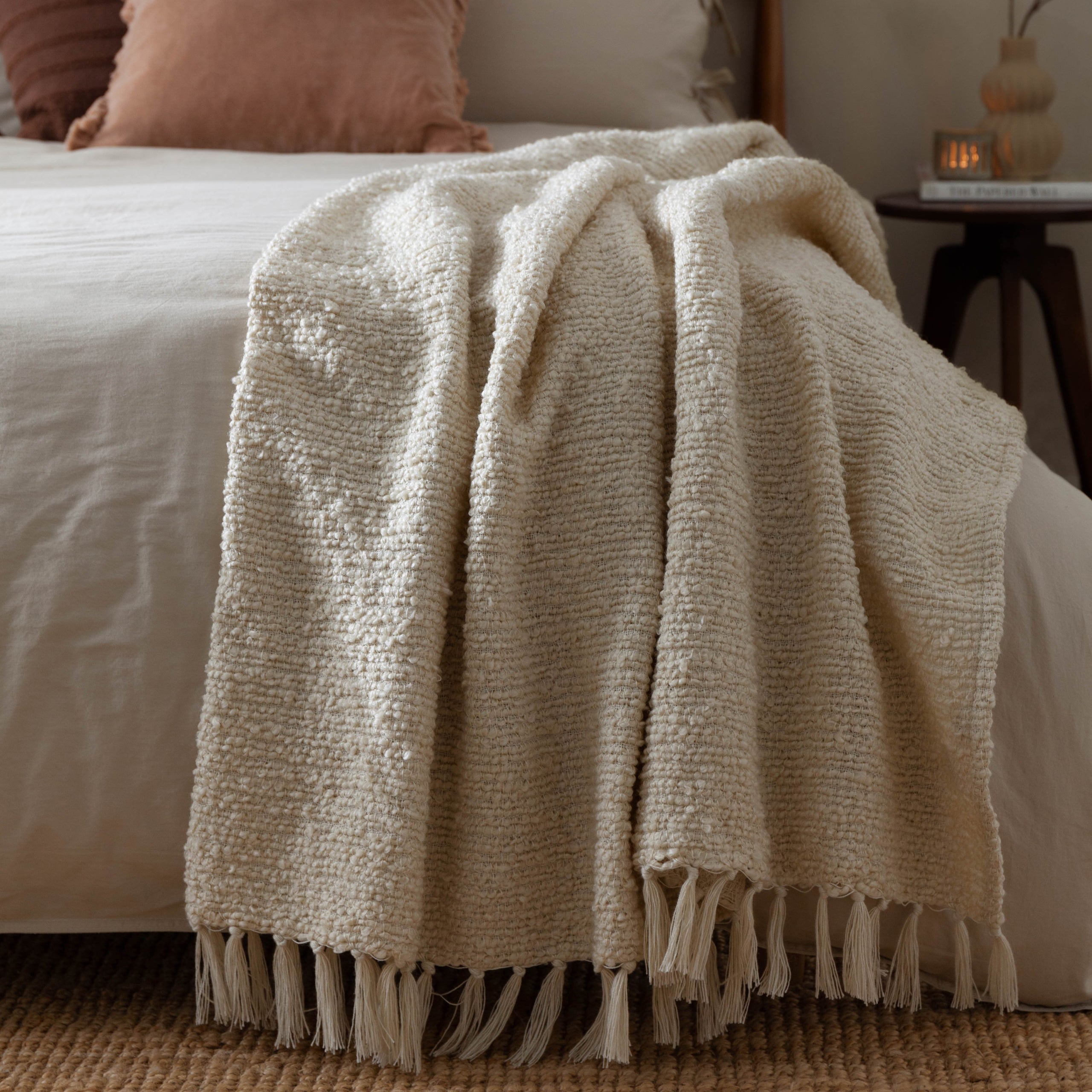 Candar Textured Boucle Throw