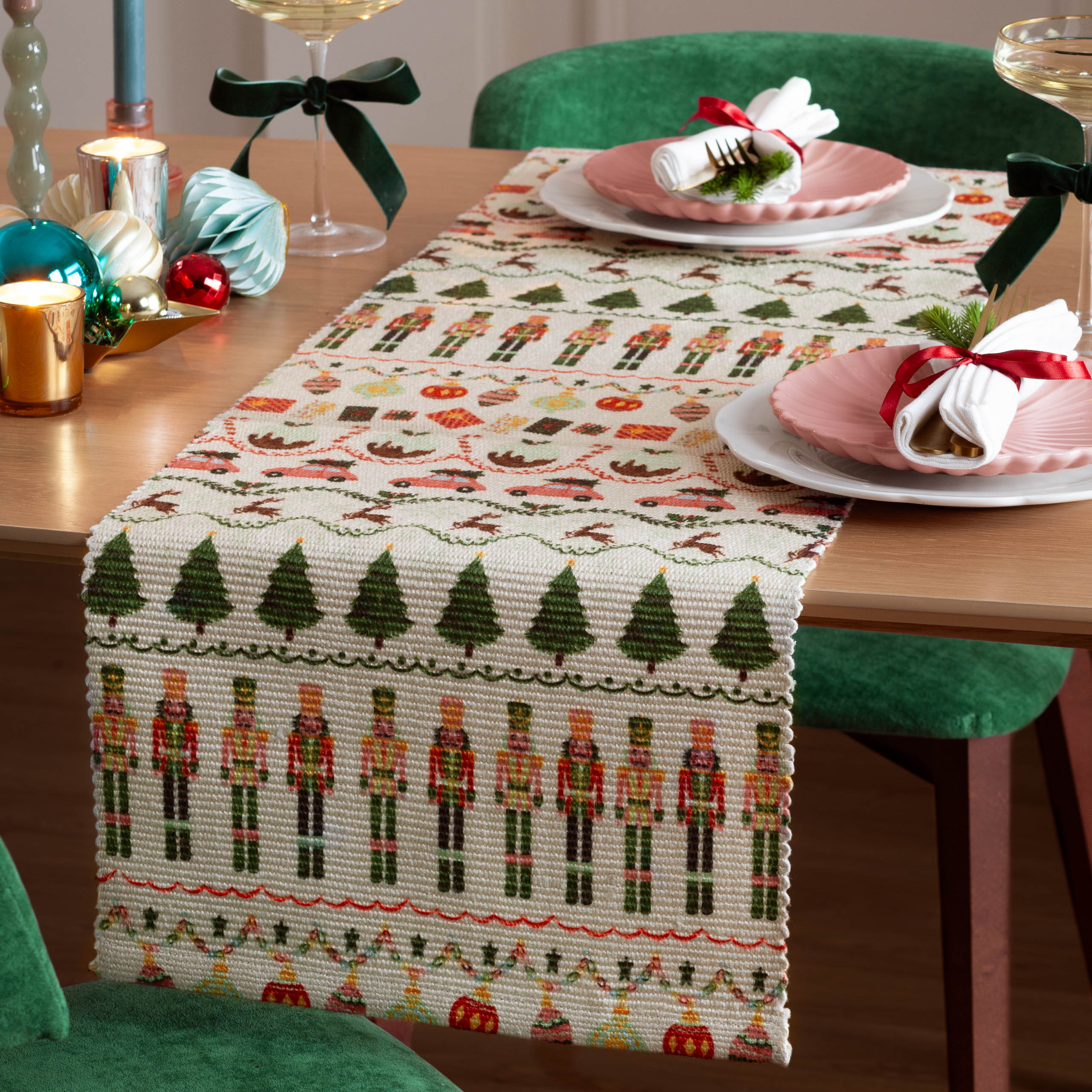 Christmas Celebration Festive Table Runner