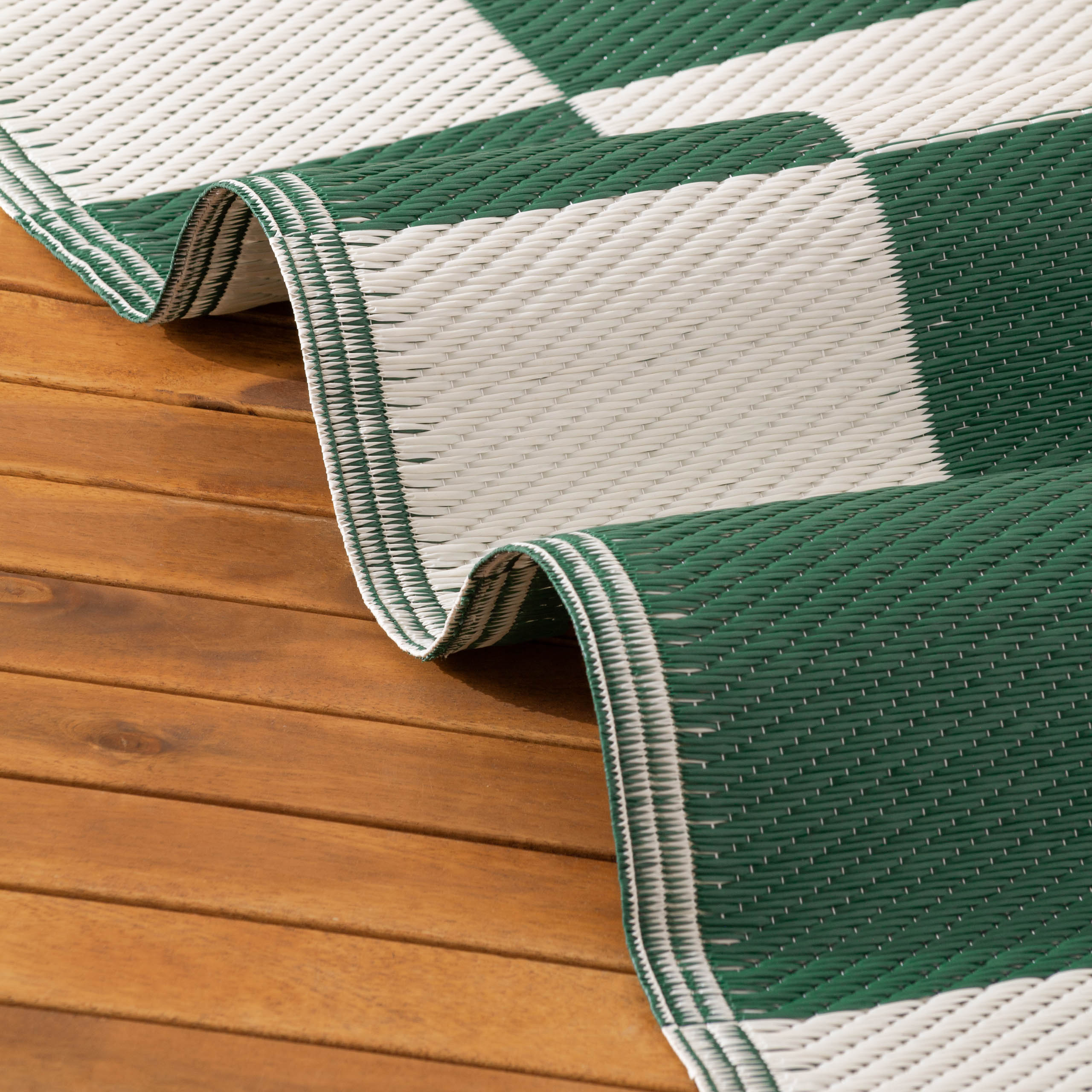 Checkerboard Outdoor Rug