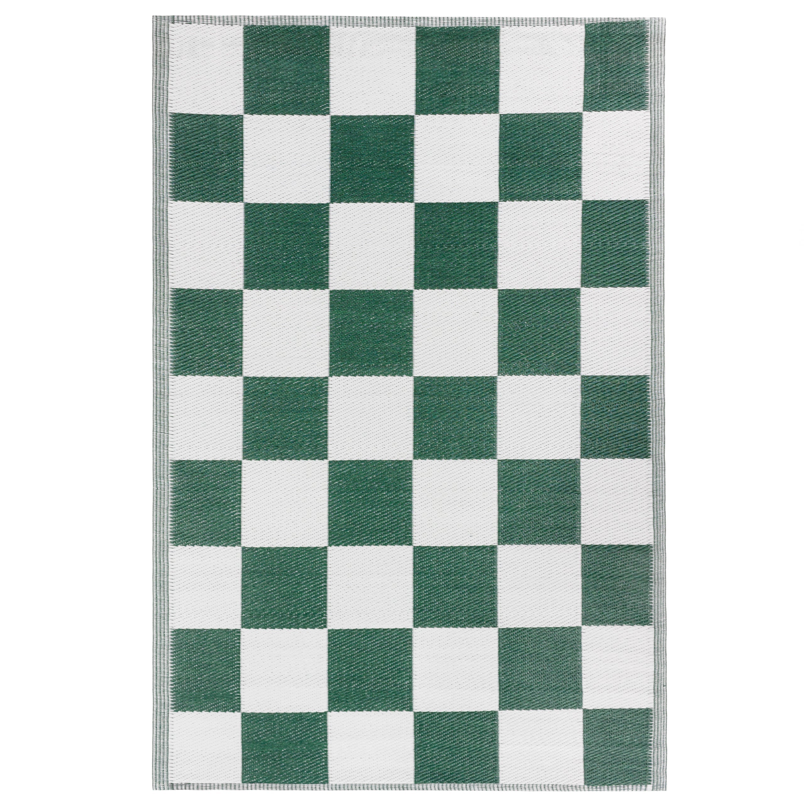Checkerboard Outdoor Rug
