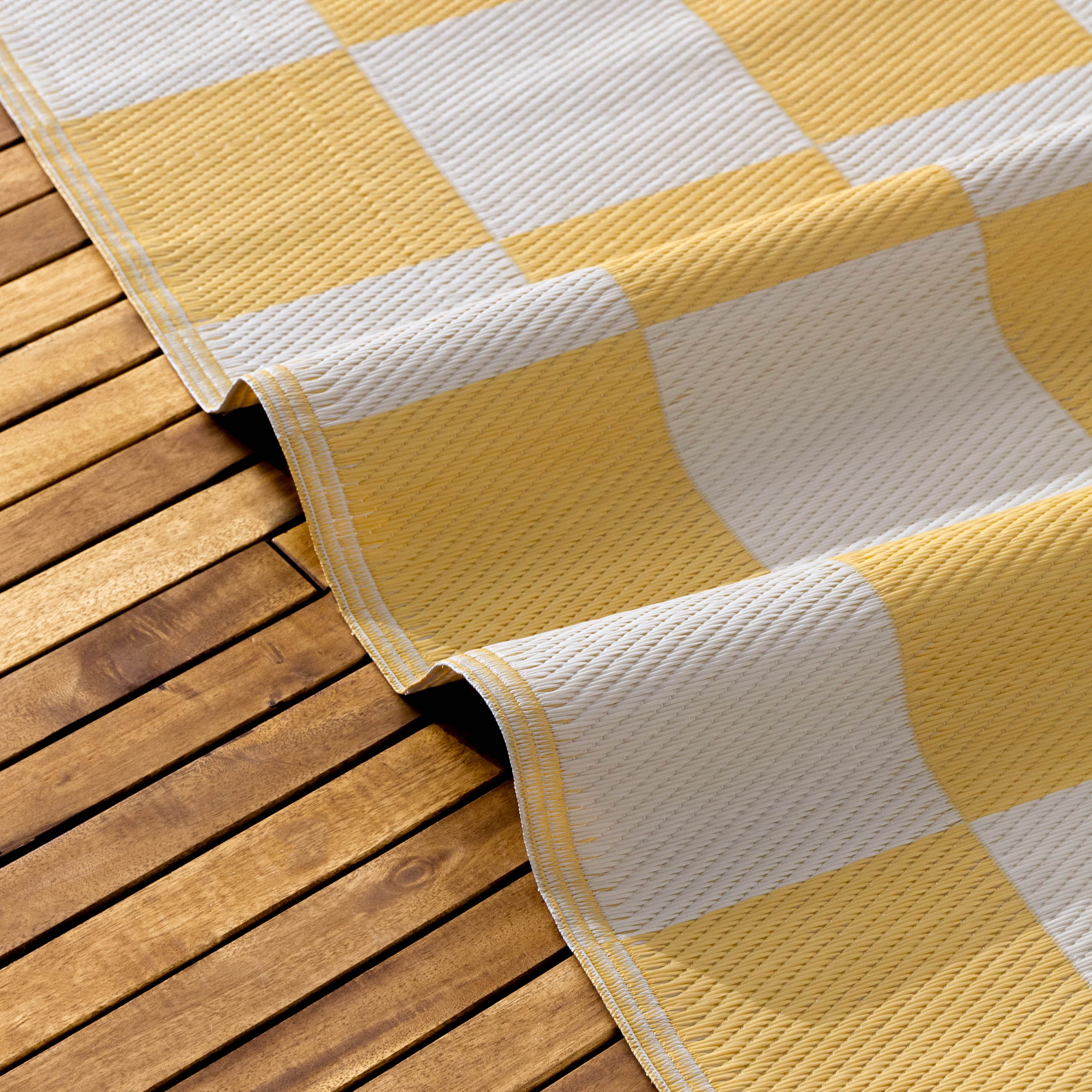 Checkerboard Outdoor Rug