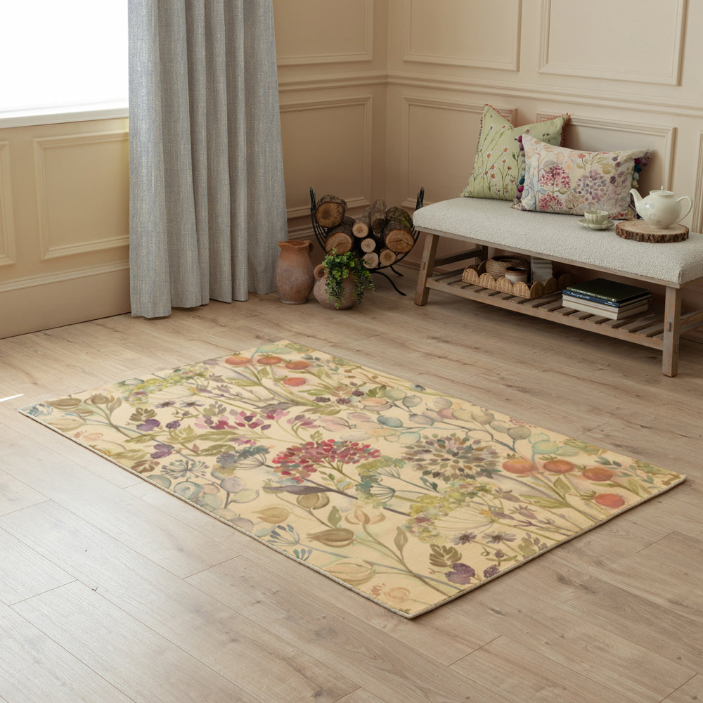 Country Hedgerow Printed Wool Rug