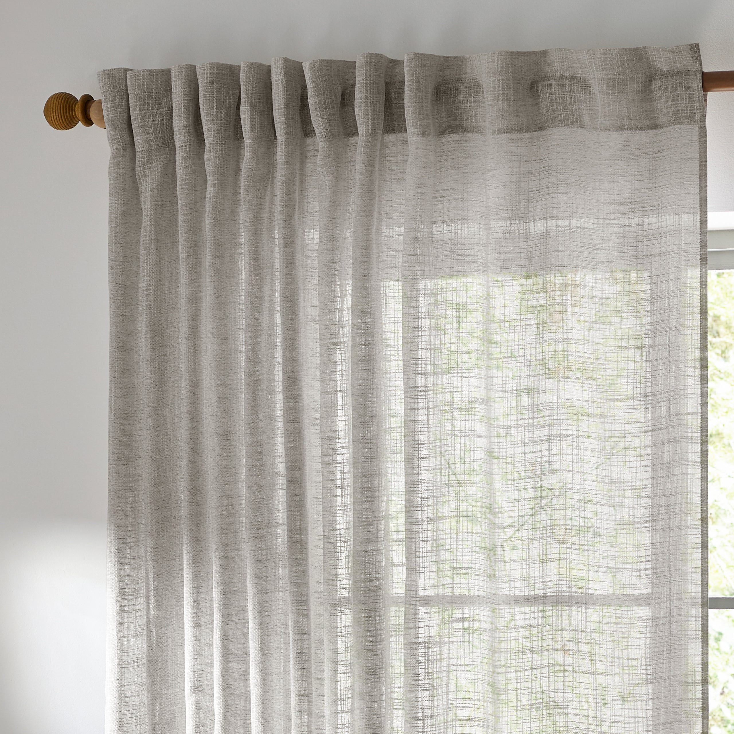 Cirrus Woven Sheer Curtain Panel