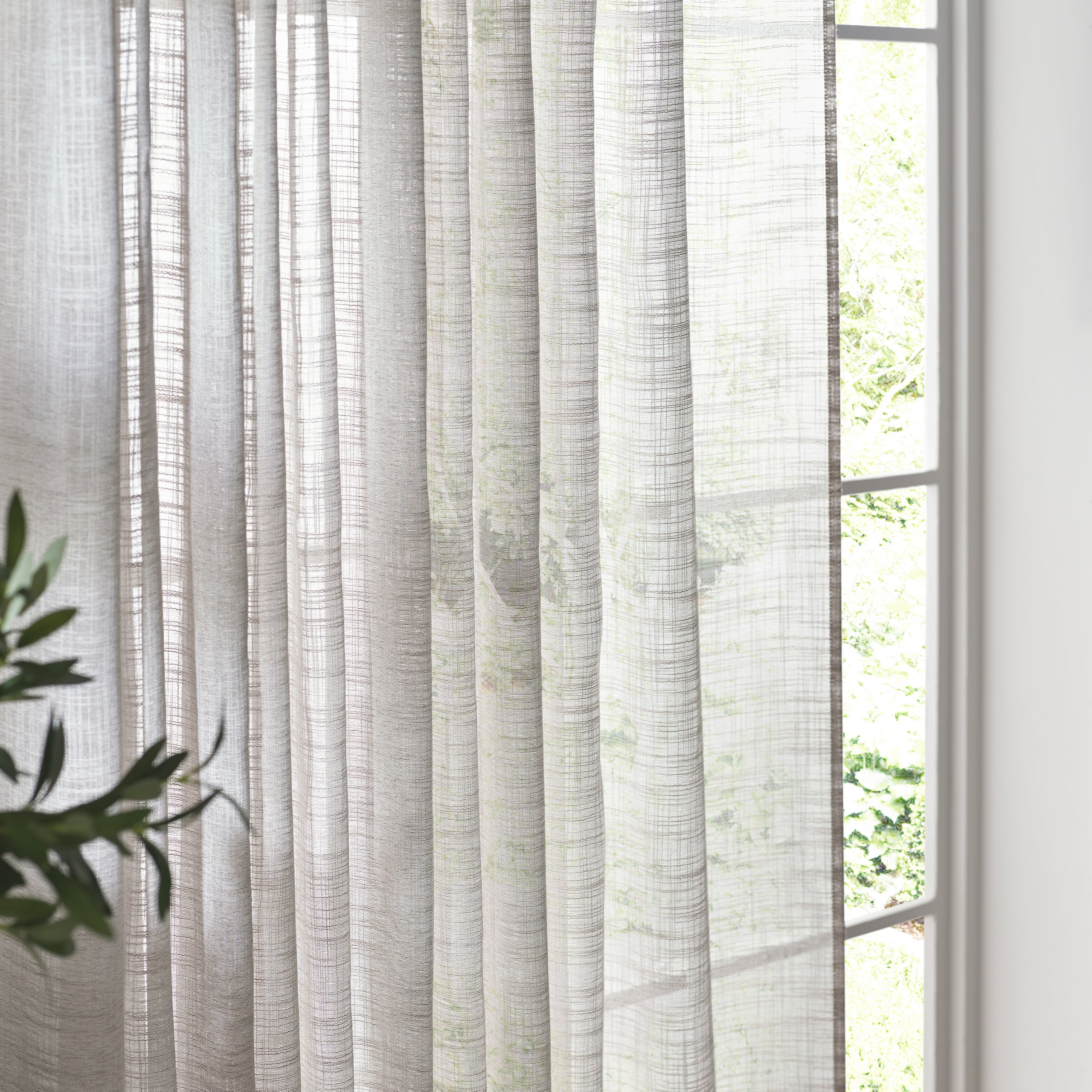 Cirrus Woven Sheer Curtain Panel