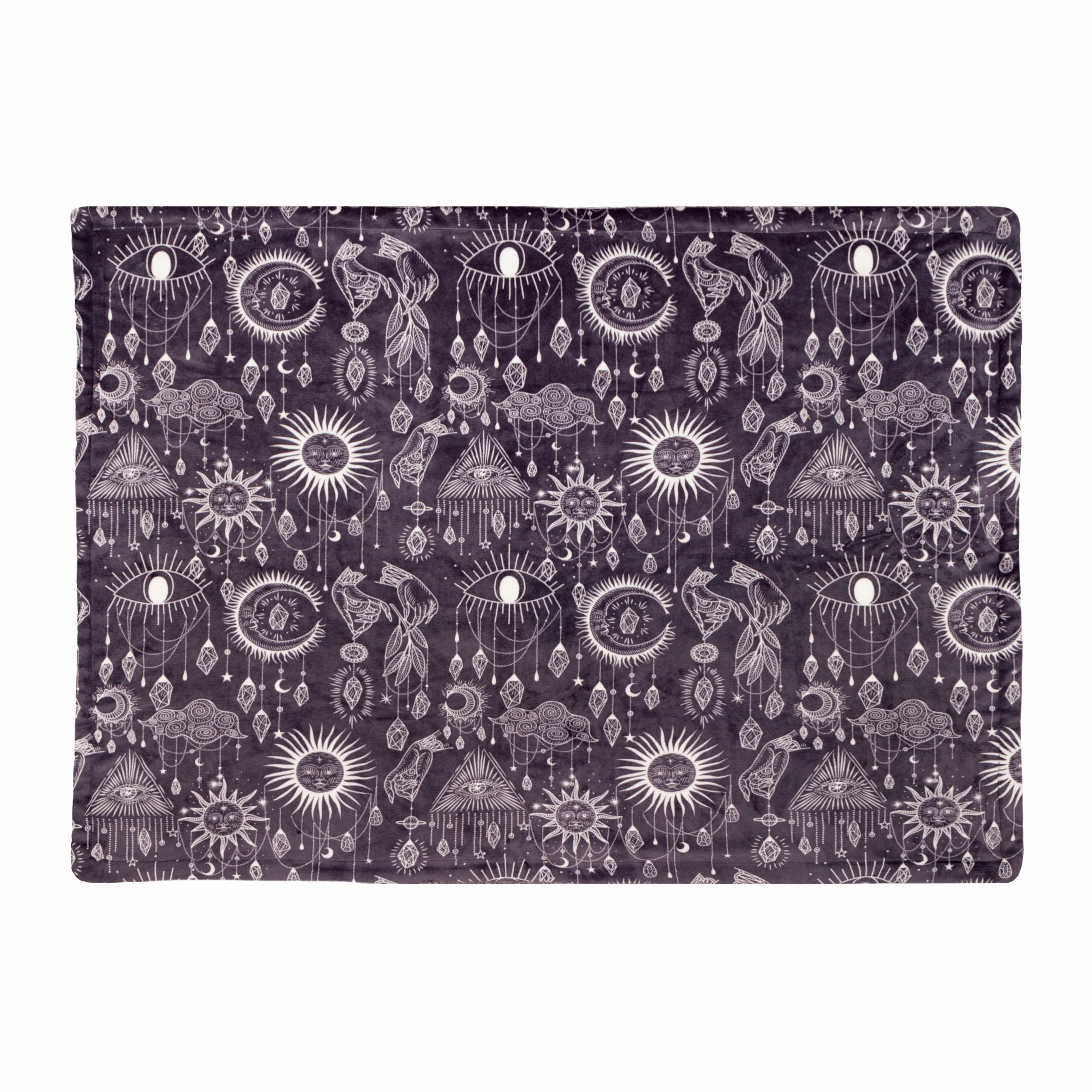 Constellation Printed Sherpa Fleece Throw