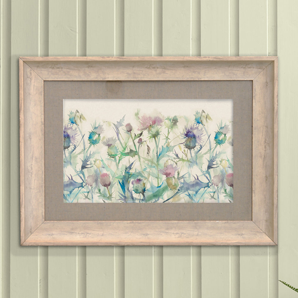 Damson Bristle Framed Print