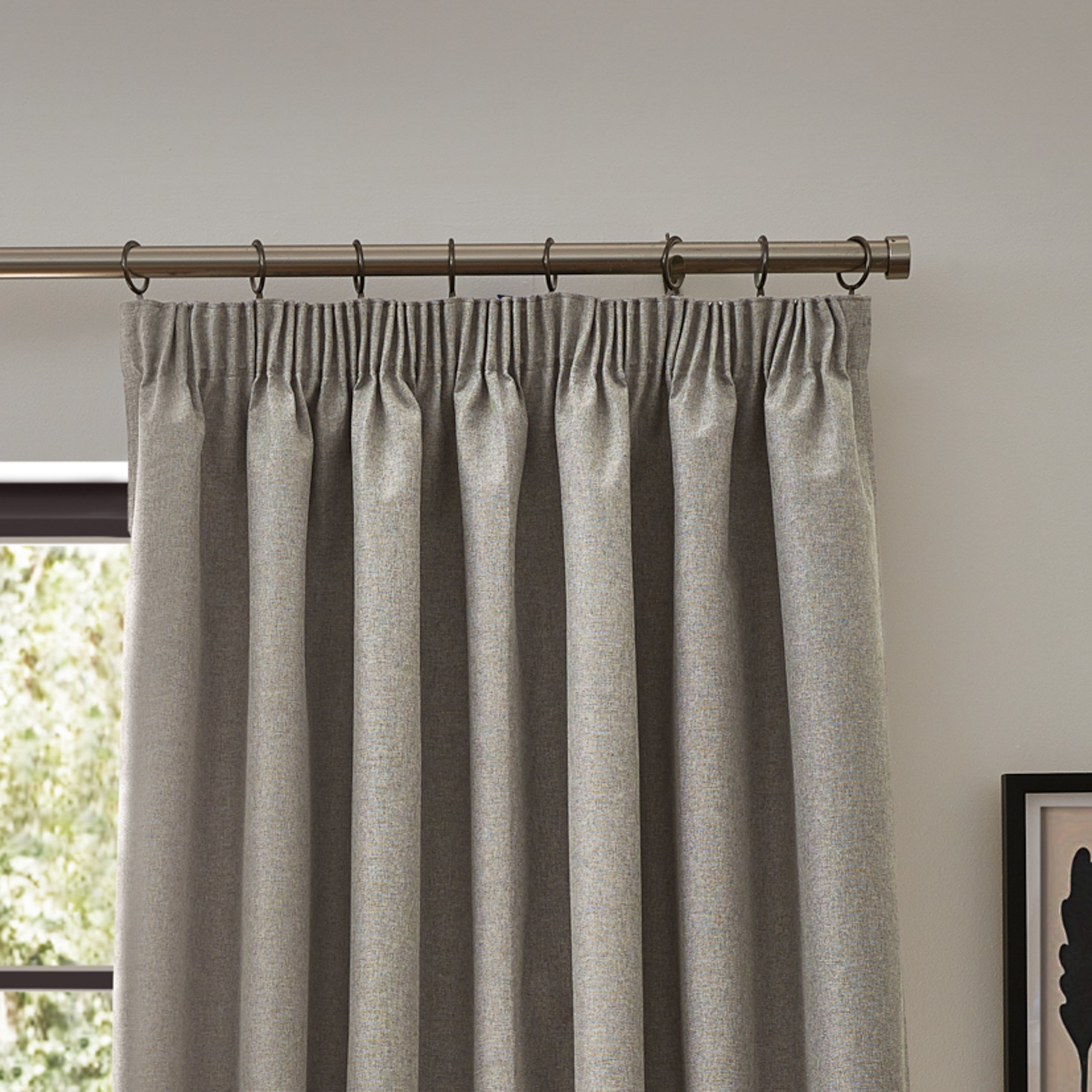 Dawn Textured Blackout Pencil Pleat Curtains