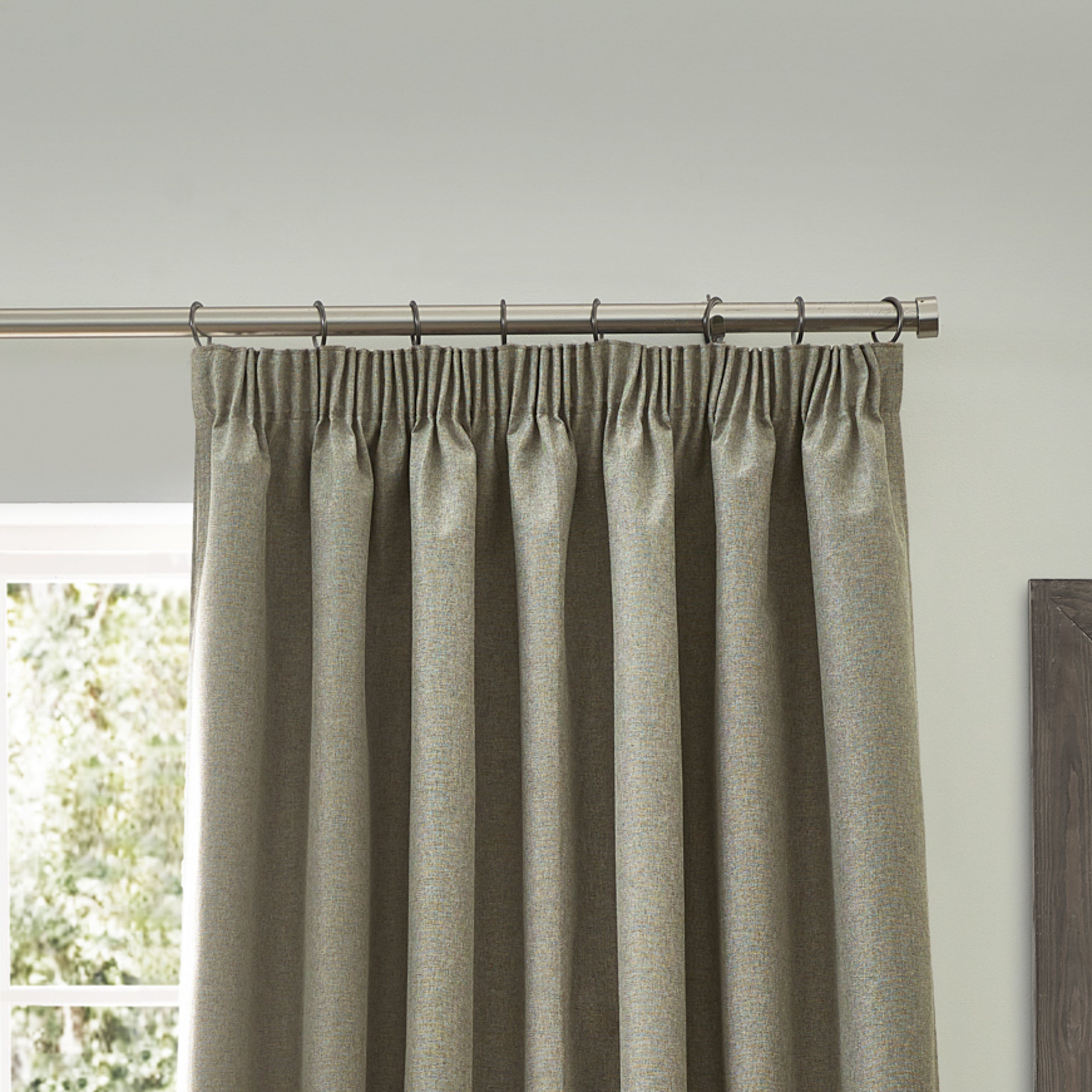 Dawn Textured Blackout Pencil Pleat Curtains