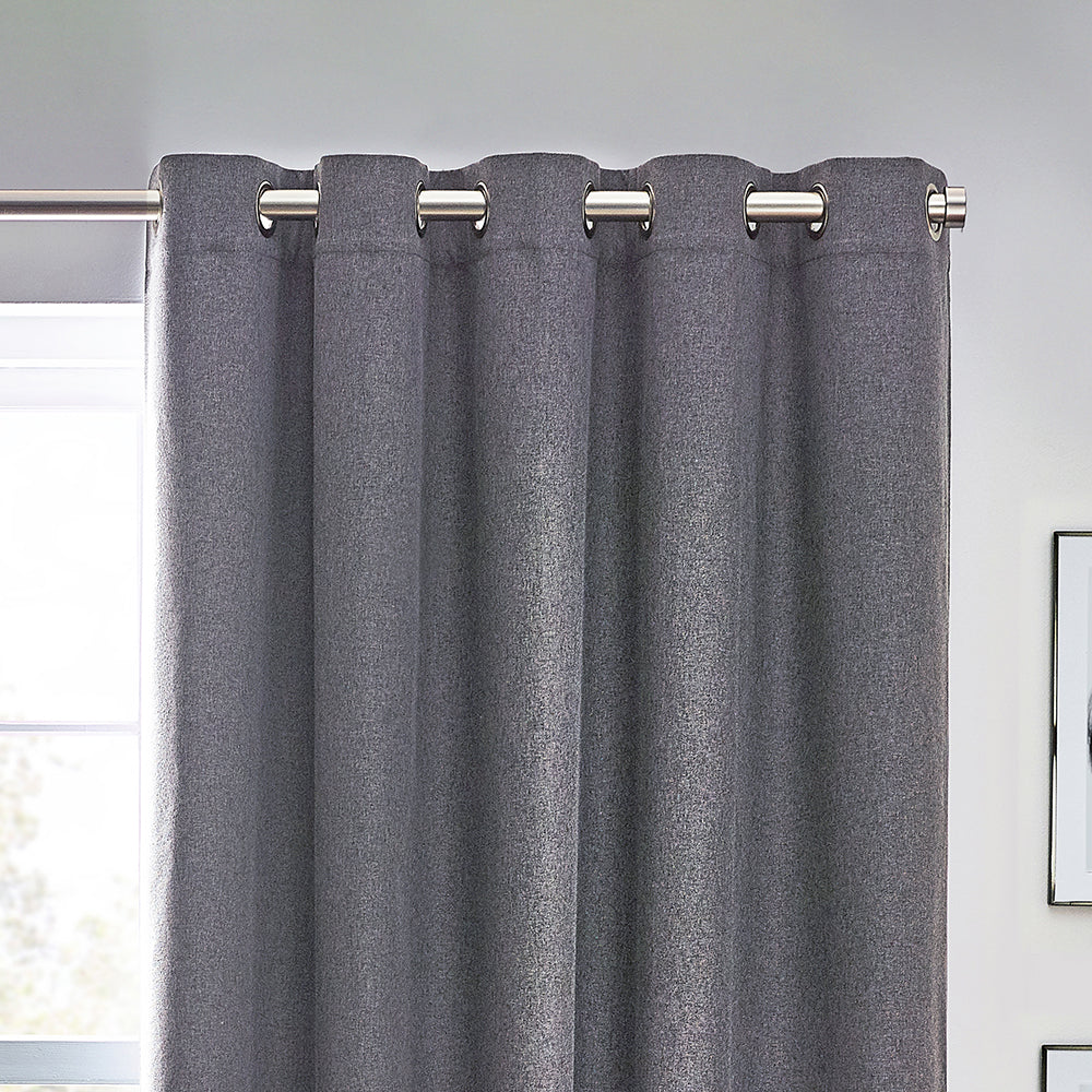 Dawn Textured Blackout Eyelet Curtains
