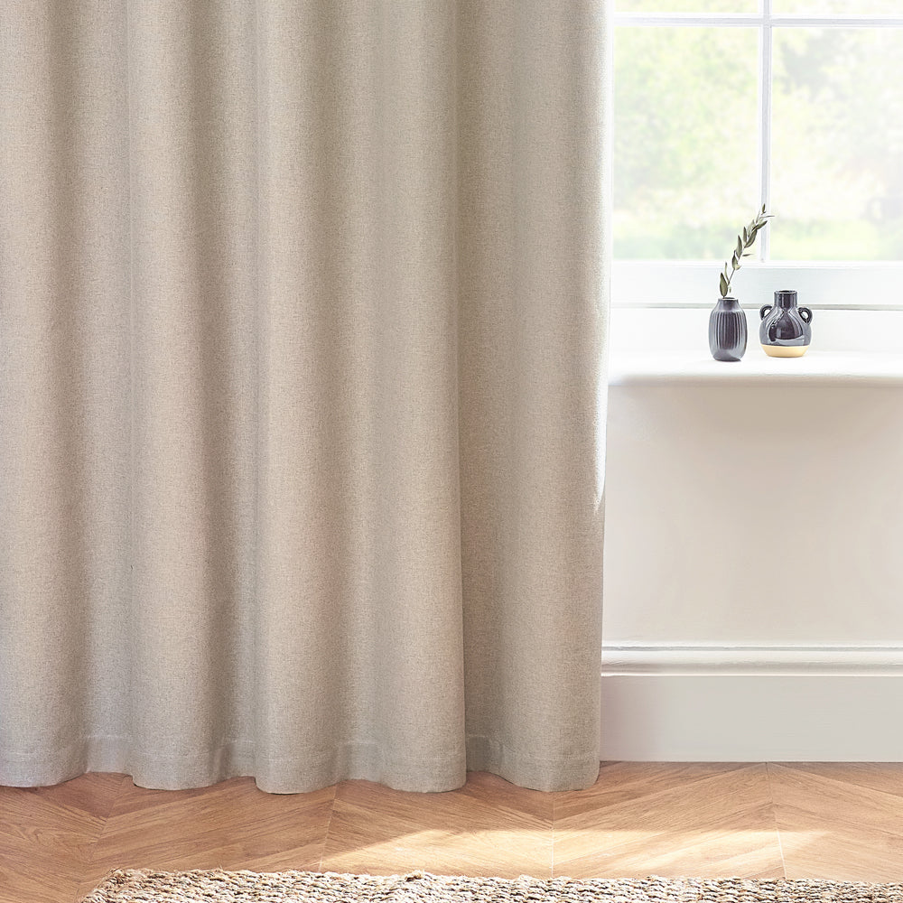 Dawn Textured Blackout Eyelet Curtains