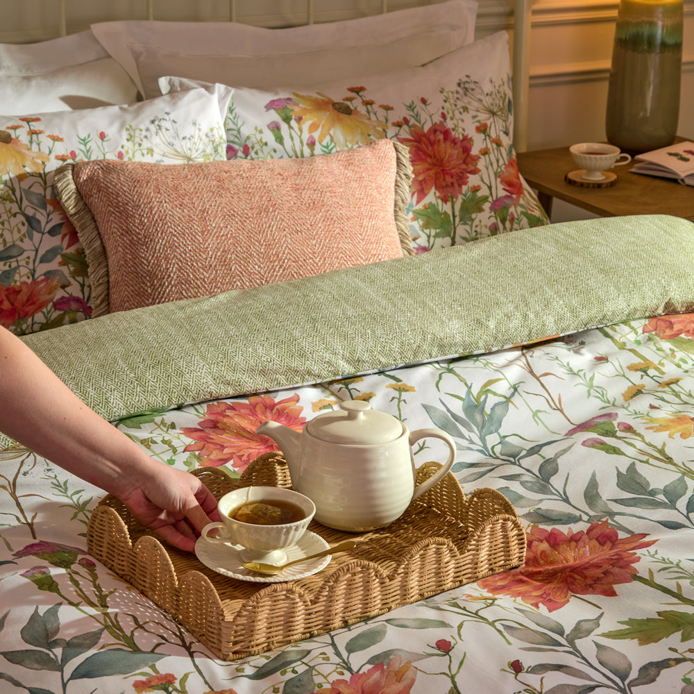 Delamere 100% Cotton Reversible Duvet Cover Set