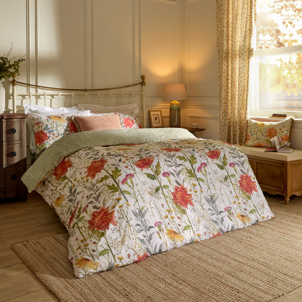 Delamere 100% Cotton Reversible Duvet Cover Set
