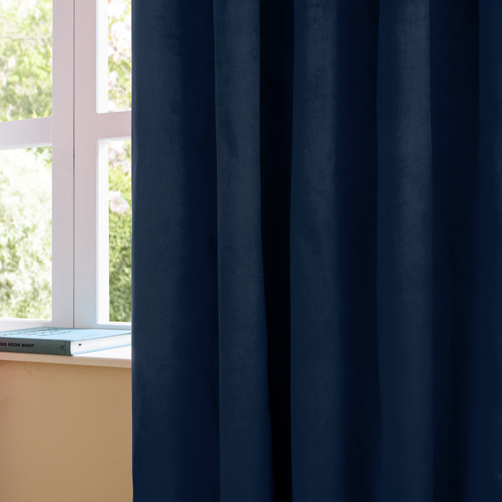 The Ultimate Velvet Blackout Pencil Pleat Curtains