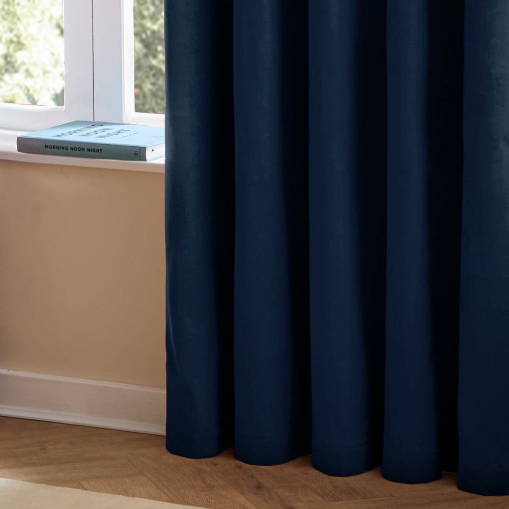The Ultimate Velvet Blackout Eyelet Curtains