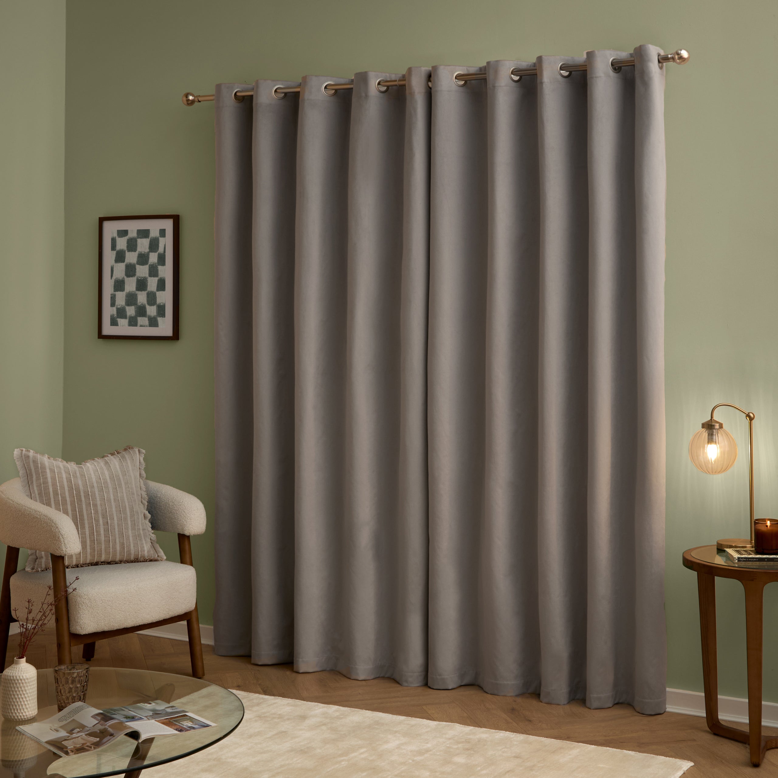 The Ultimate Velvet Blackout Eyelet Curtains