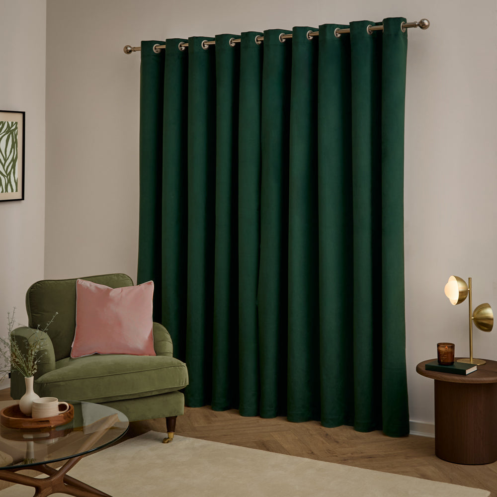 The Ultimate Velvet Blackout Eyelet Curtains