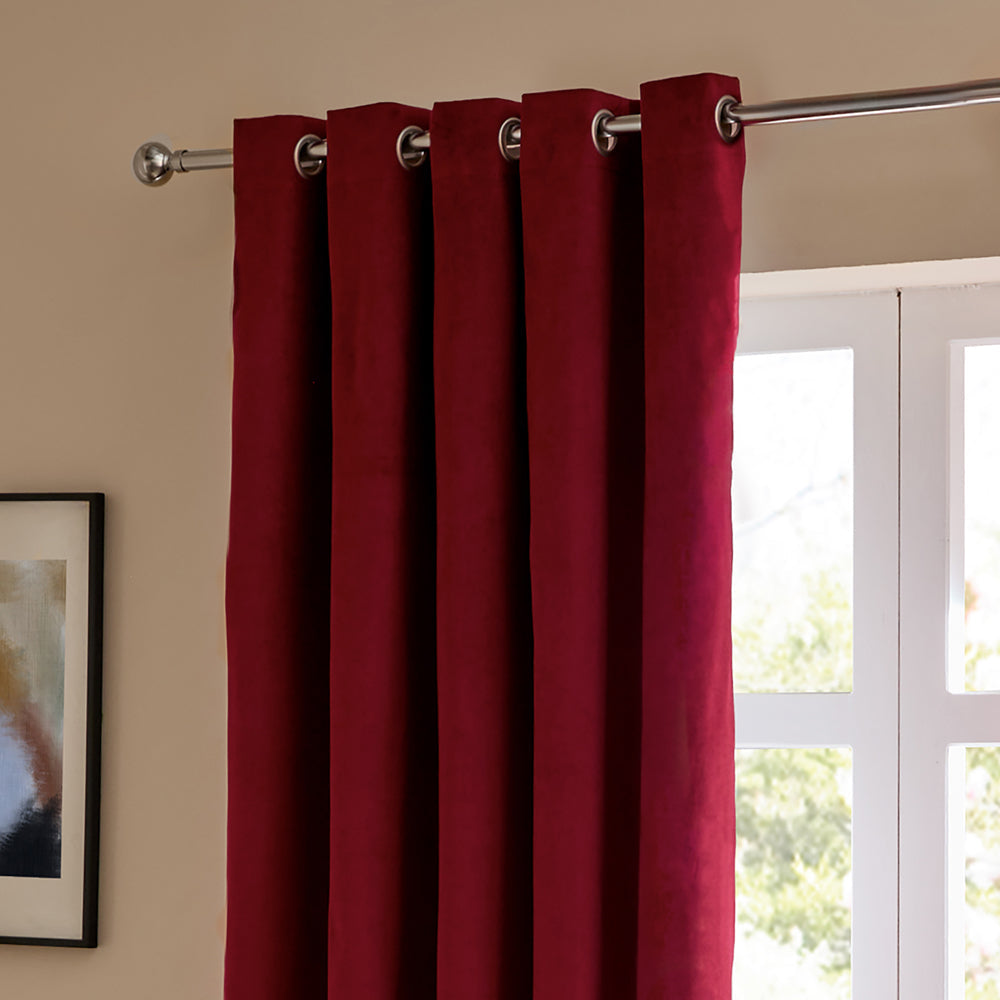 The Ultimate Velvet Room Darkening Eyelet Curtains