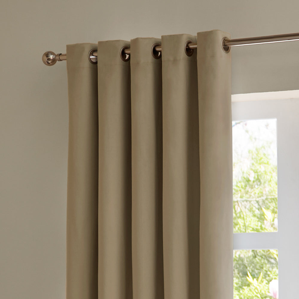 The Ultimate Velvet Room Darkening Eyelet Curtains