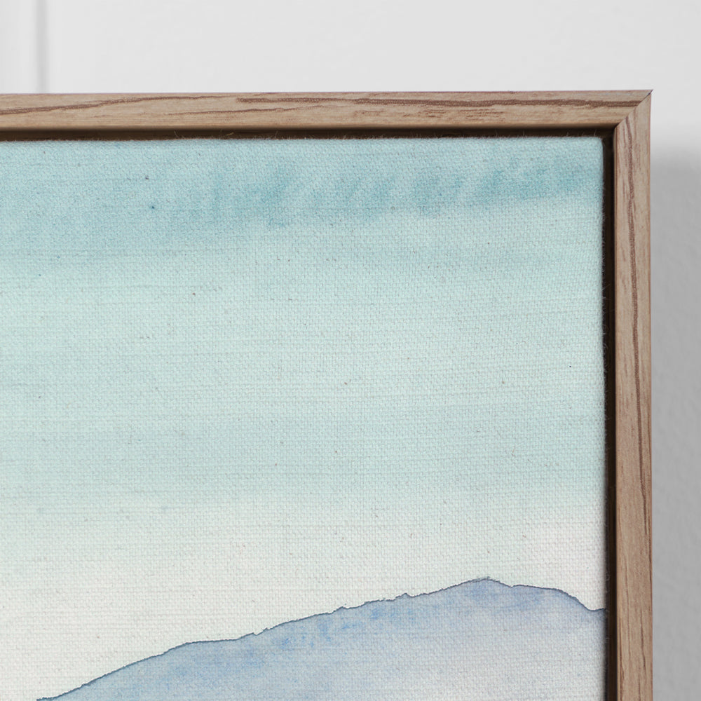 Dorian Iris Framed Canvas