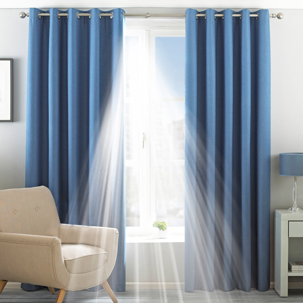 Twilight Blackout Eyelet Curtains