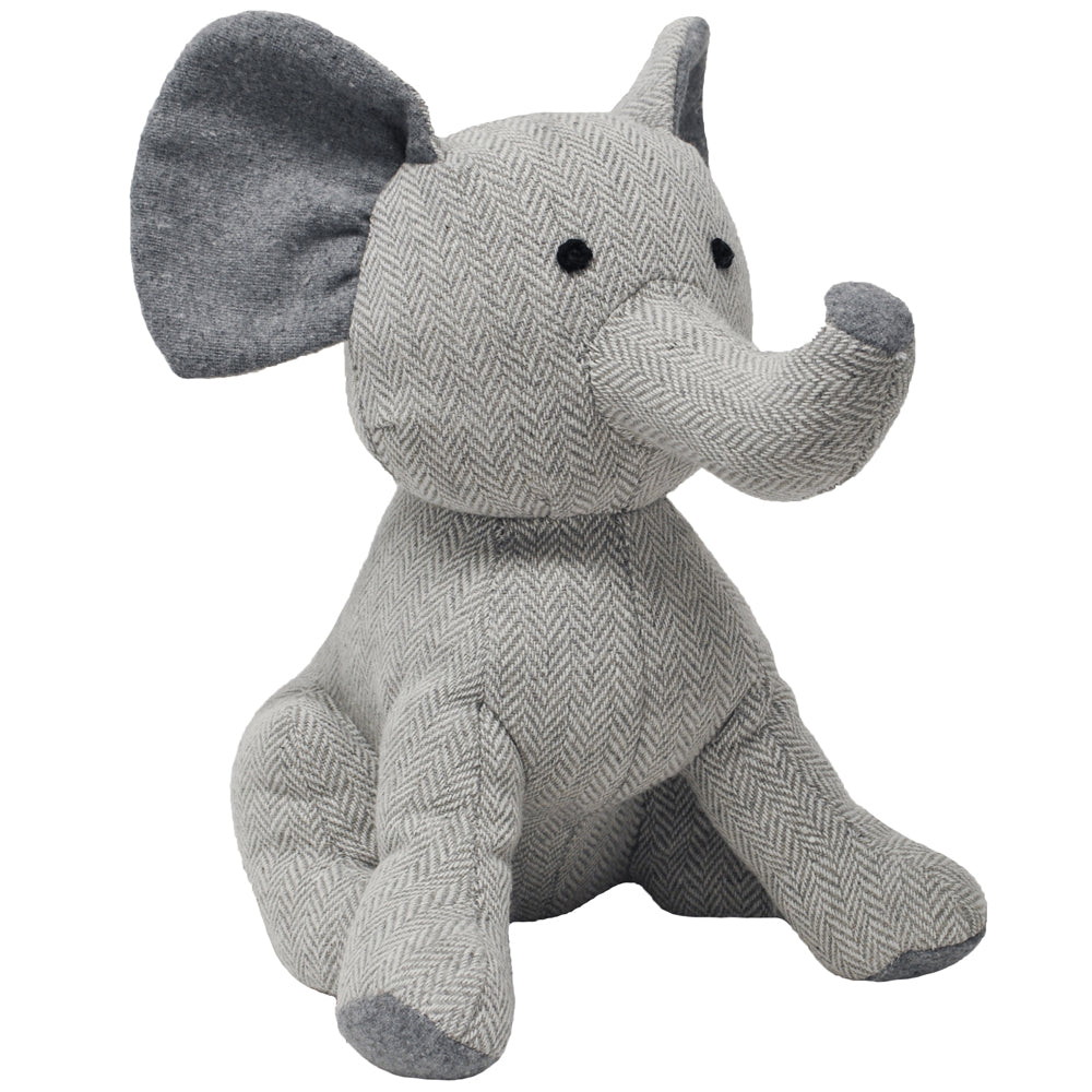 Elephant Herringbone Novelty Door Stop