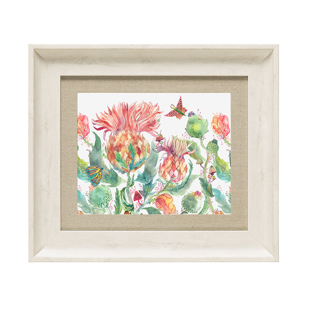 Enchanting Thistle Framed Print