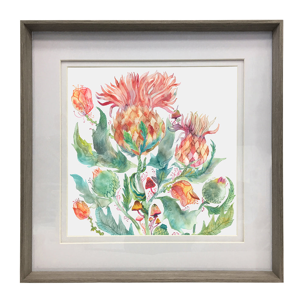 Enchanting Thistle Framed Print