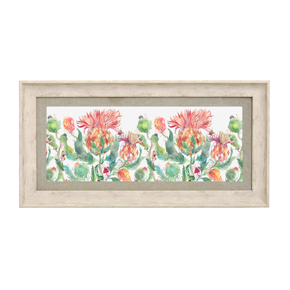 Enchanting Thistle Framed Print