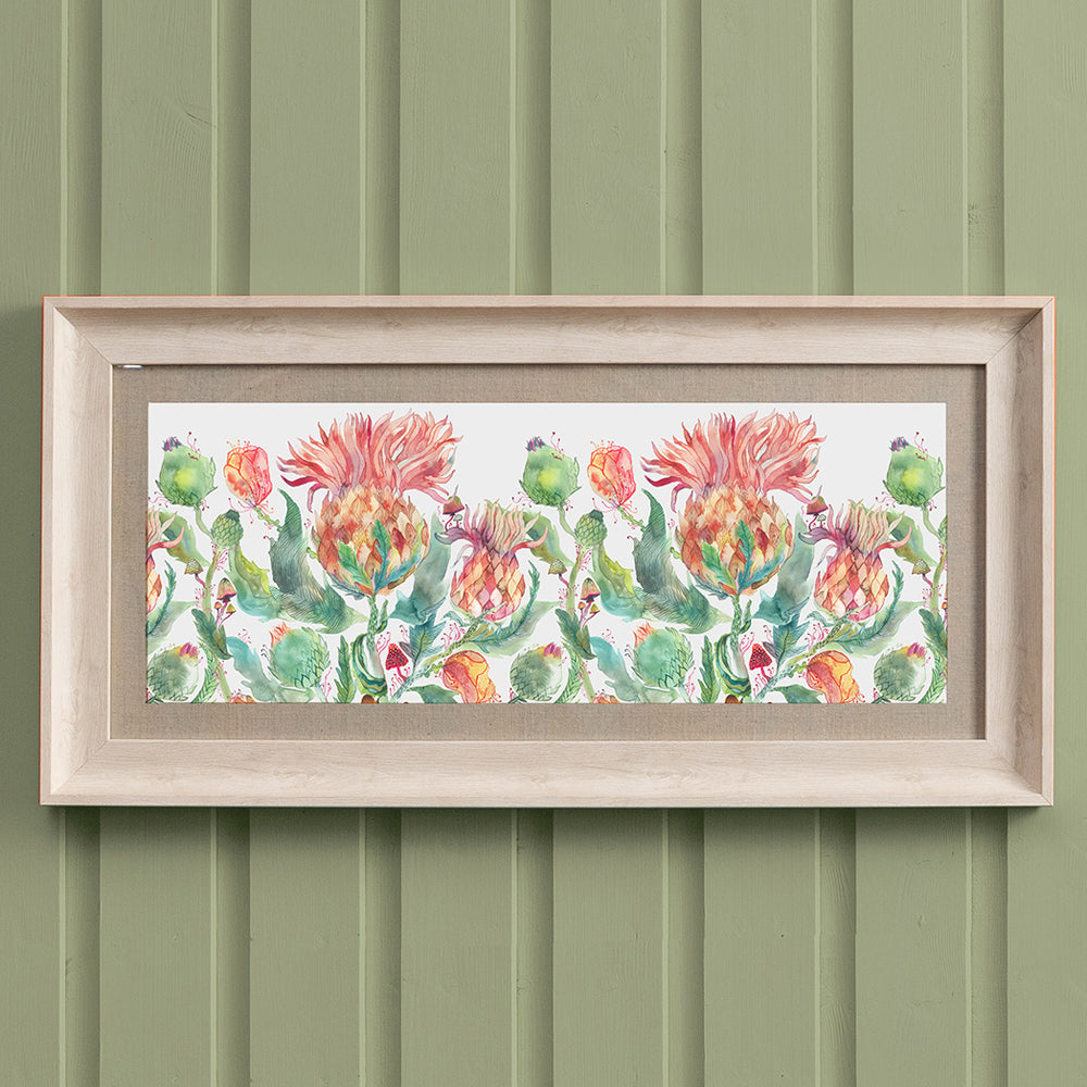 Enchanting Thistle Framed Print