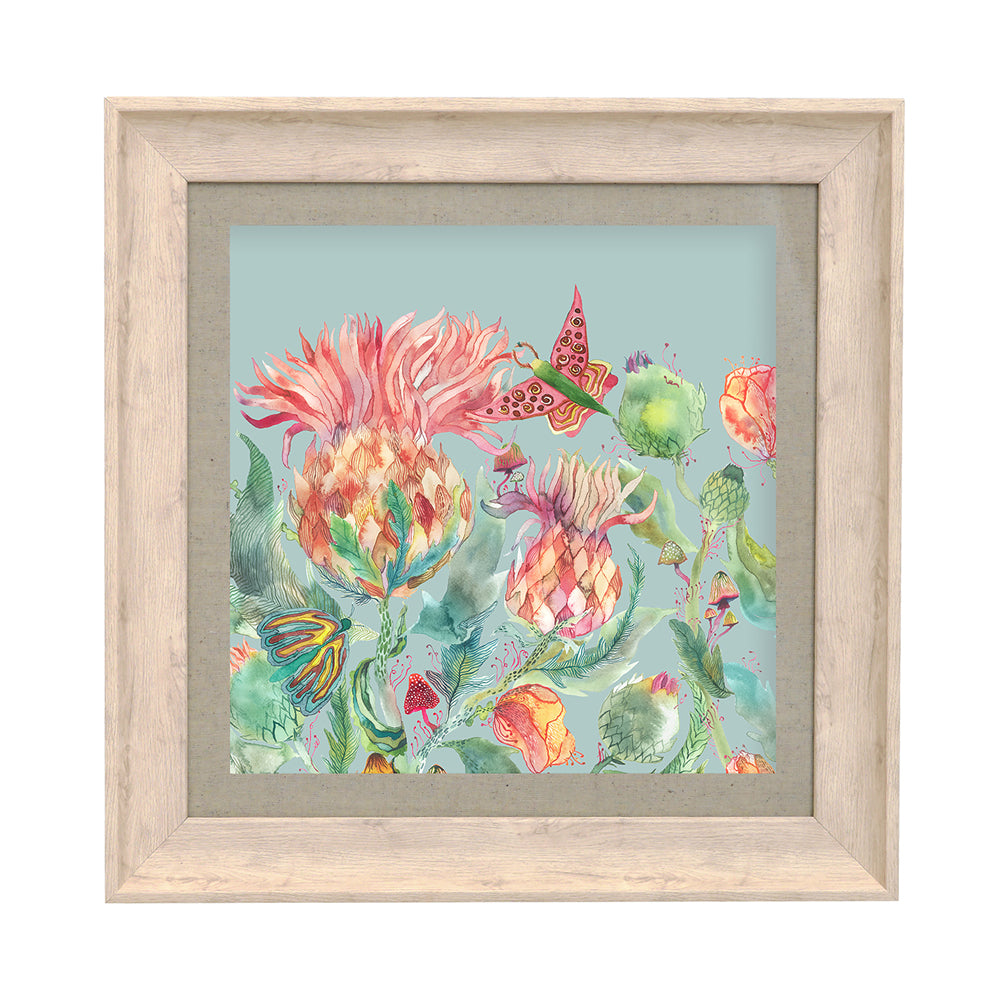 Enchanting Thistle Framed Print