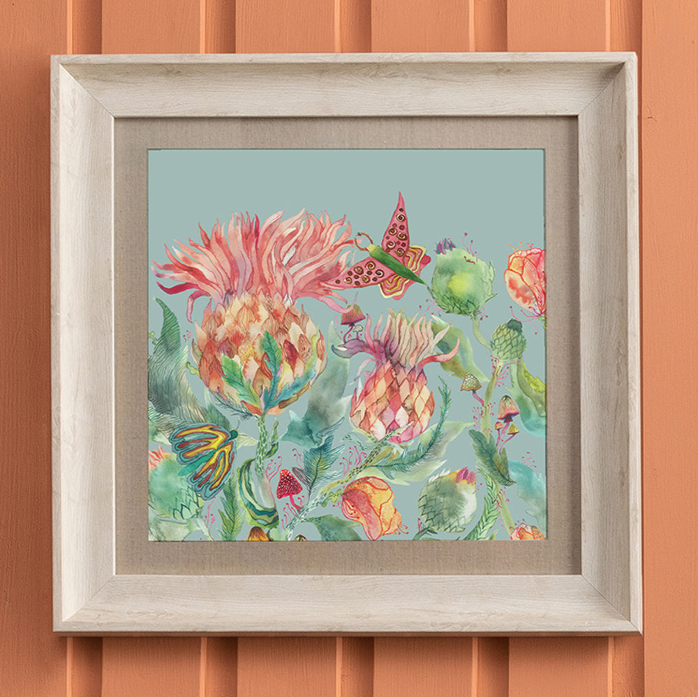 Enchanting Thistle Framed Print