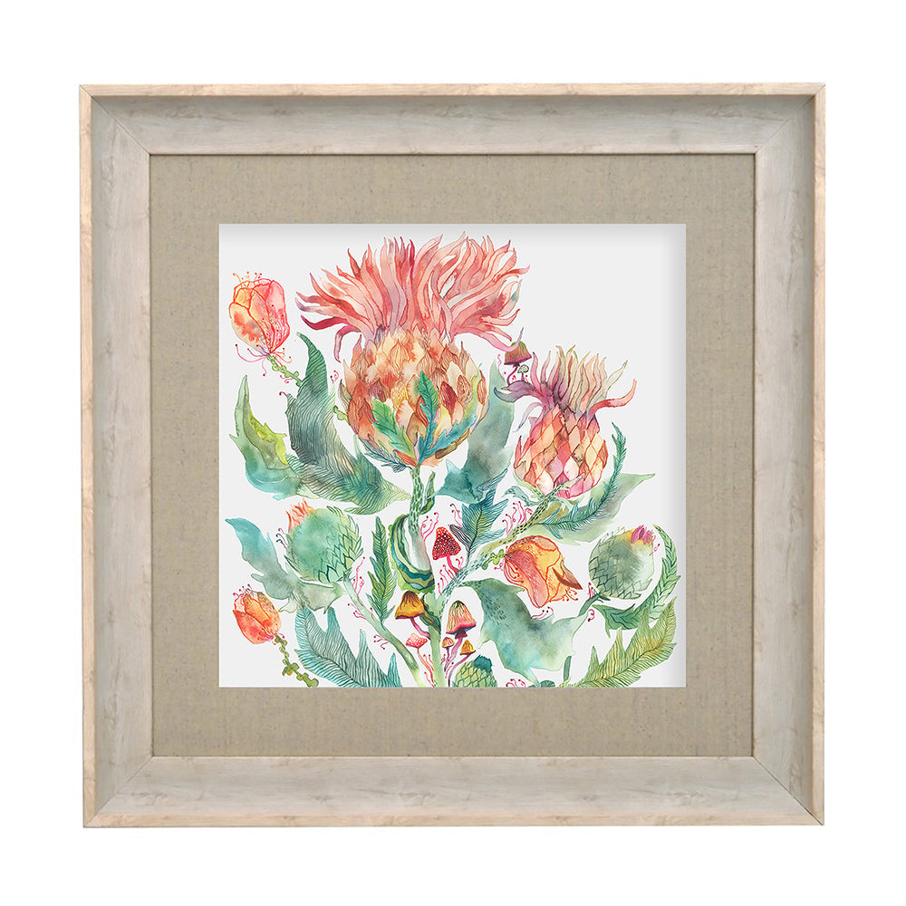 Enchanting Thistle Framed Print