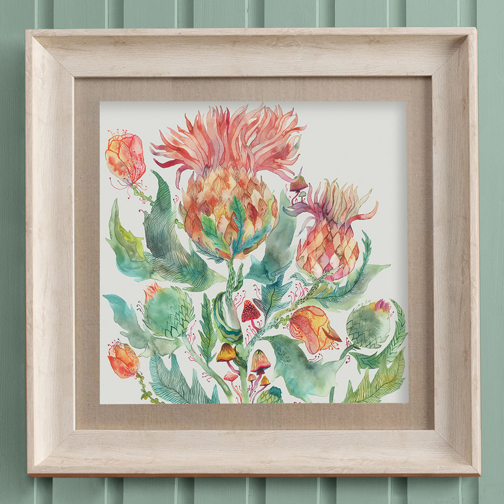 Enchanting Thistle Framed Print