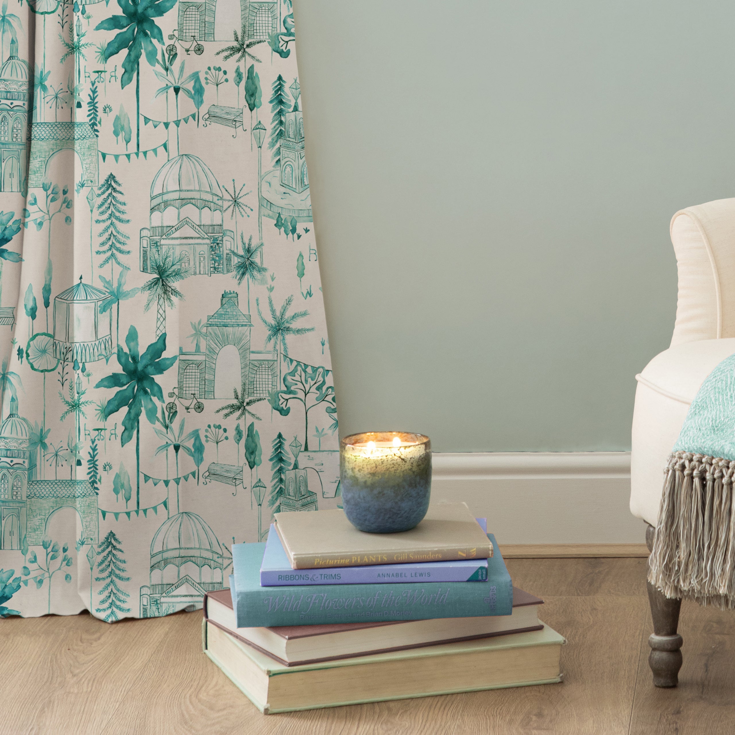 European Summer Fabric Pattern